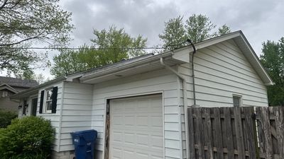 Turtle Shell gutter protection installation in Elburn, IL 60119, photograph 2