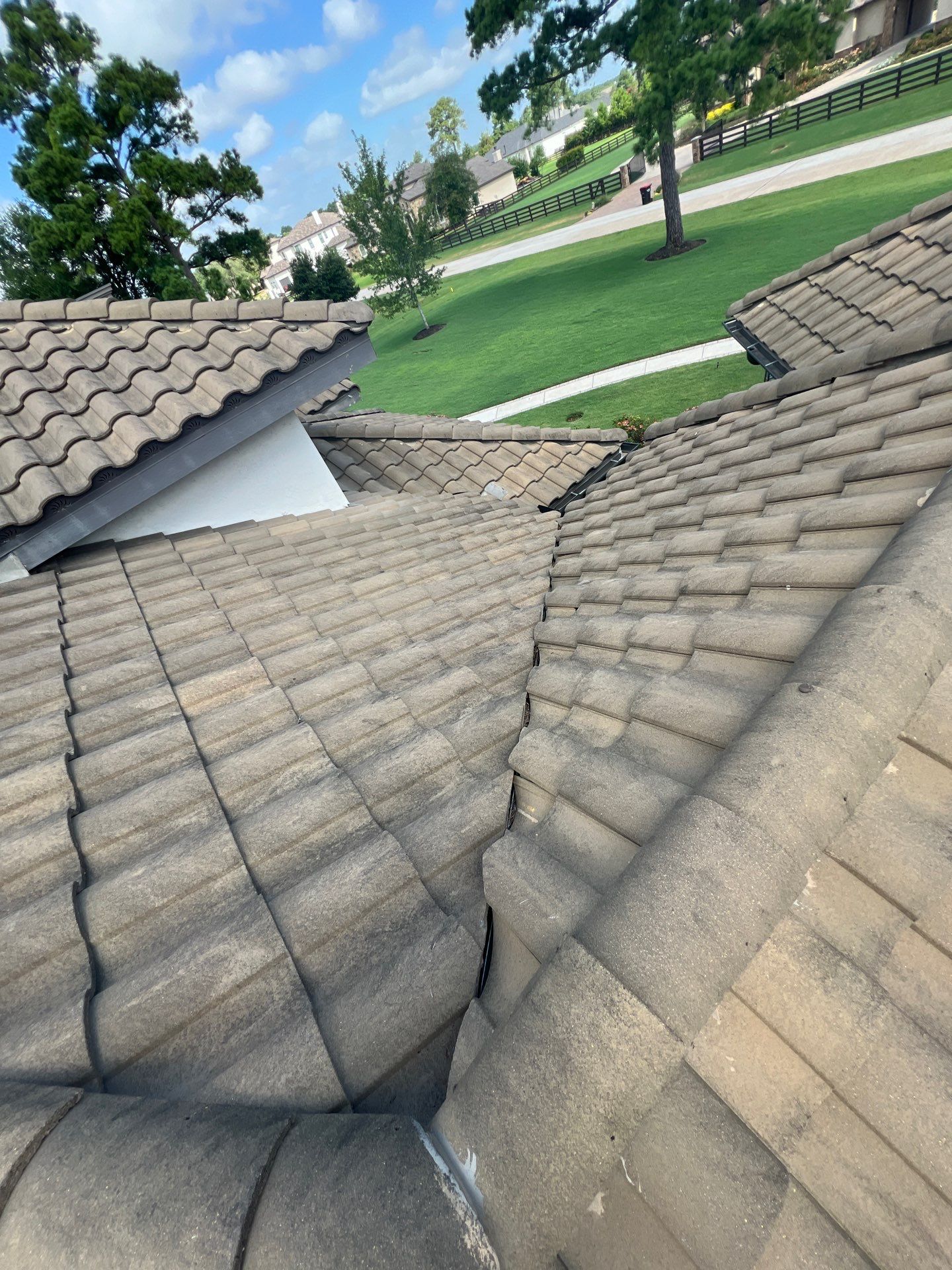 Residential Roofing Repair using tile by Roof Repair Company