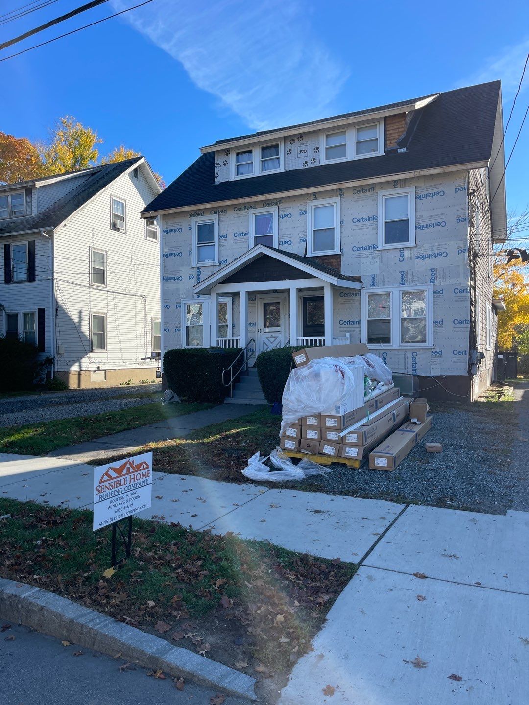 Residential Roofing Installation using GAF Timberline HDZ by Sensible Home Solutions