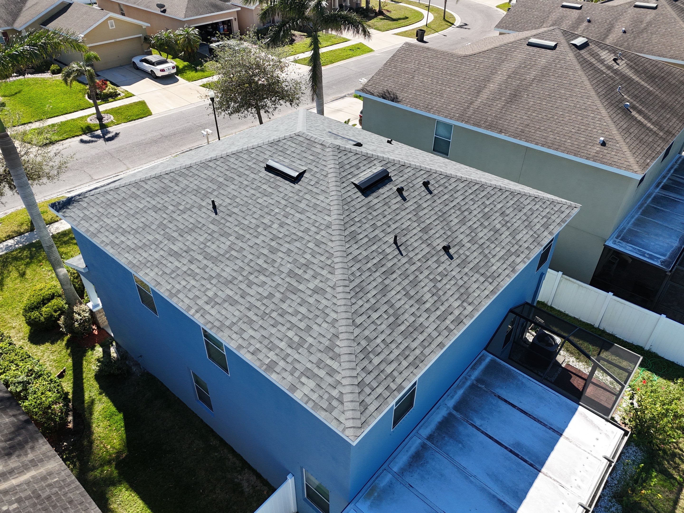 Roof Replacement in Ruskin FL. by Steadfast Roofing 