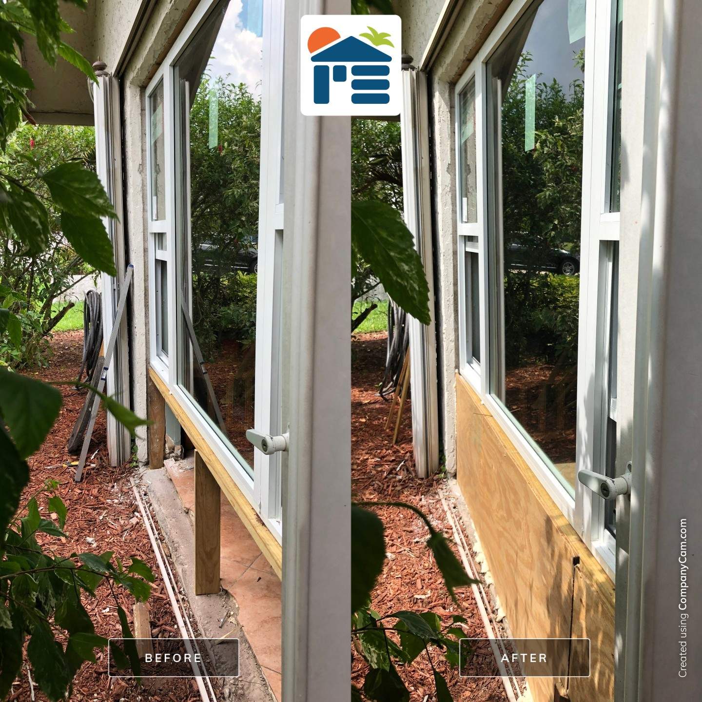 Impact Window Installation & Sliding Glass Door to Window Conversion – Coconut Creek, FL by The Door Doctor of South Florida, Inc.