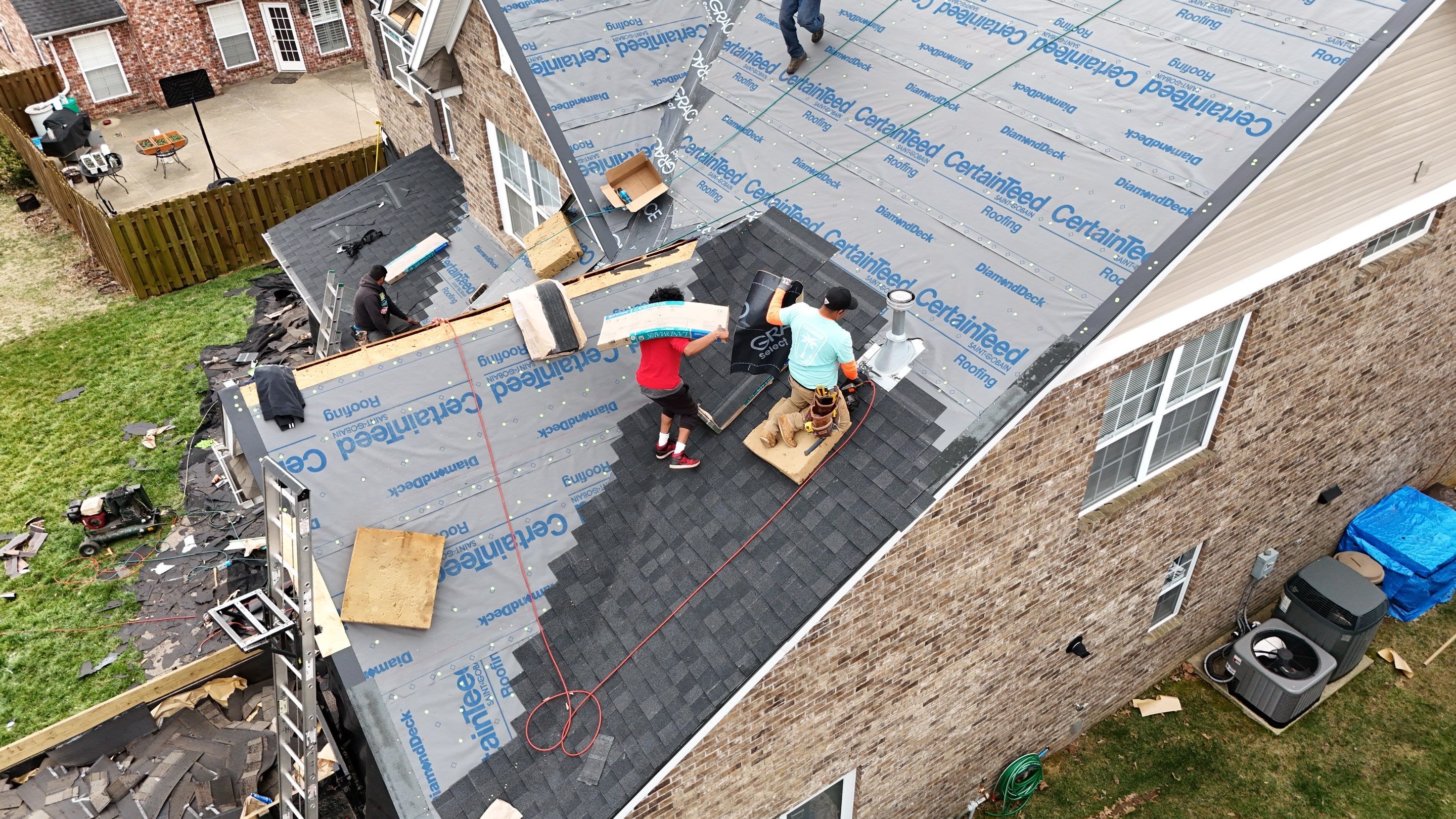Charcoal Black Re-Roof by Royal House LLC