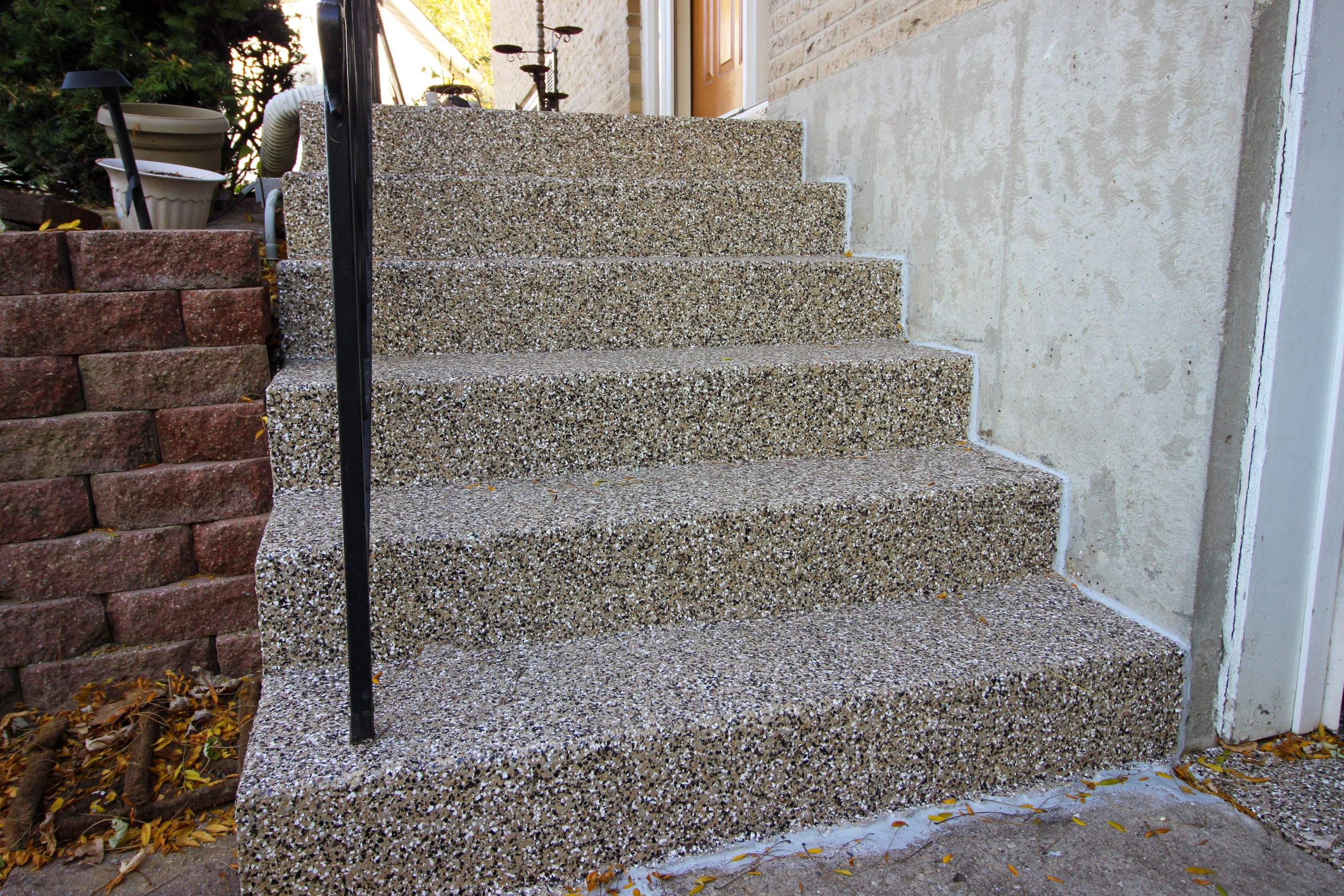 Patio Installation using Desert Sand by Your1DayFloor.com
