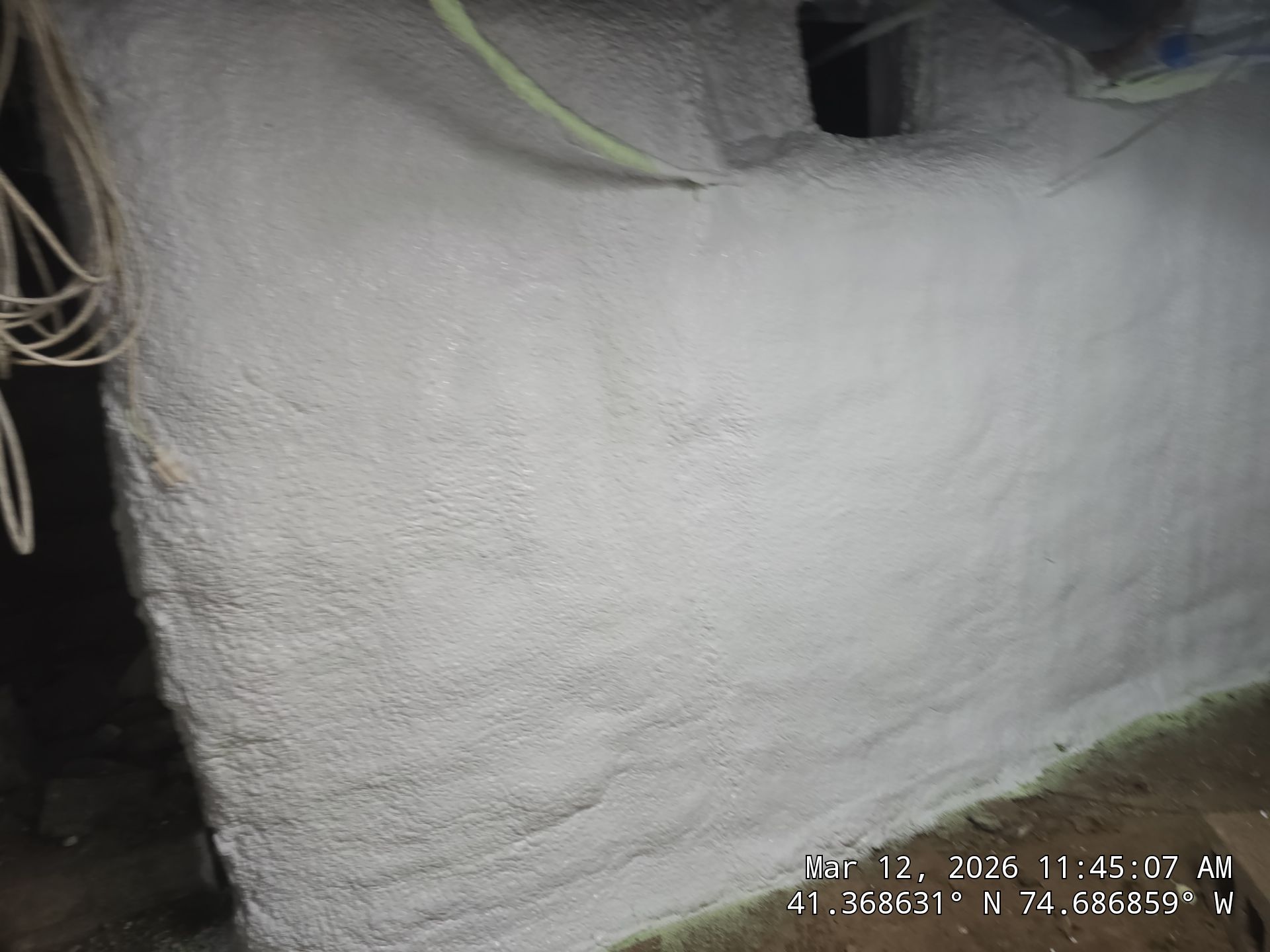 Basement Exterior Walls using Closed Cell Spray Foam by NYS Foam & Energy