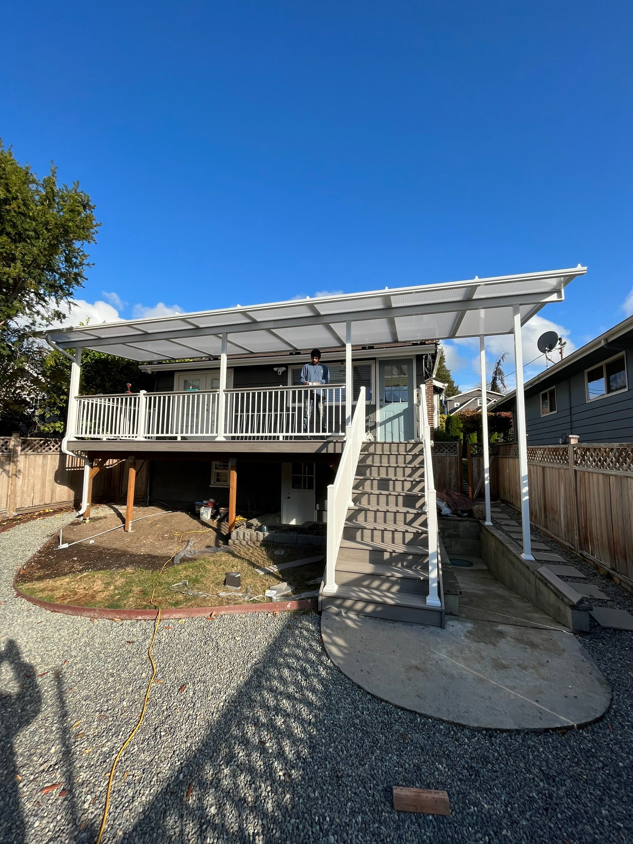 Azek Coastline Deck by Alki deck builders 