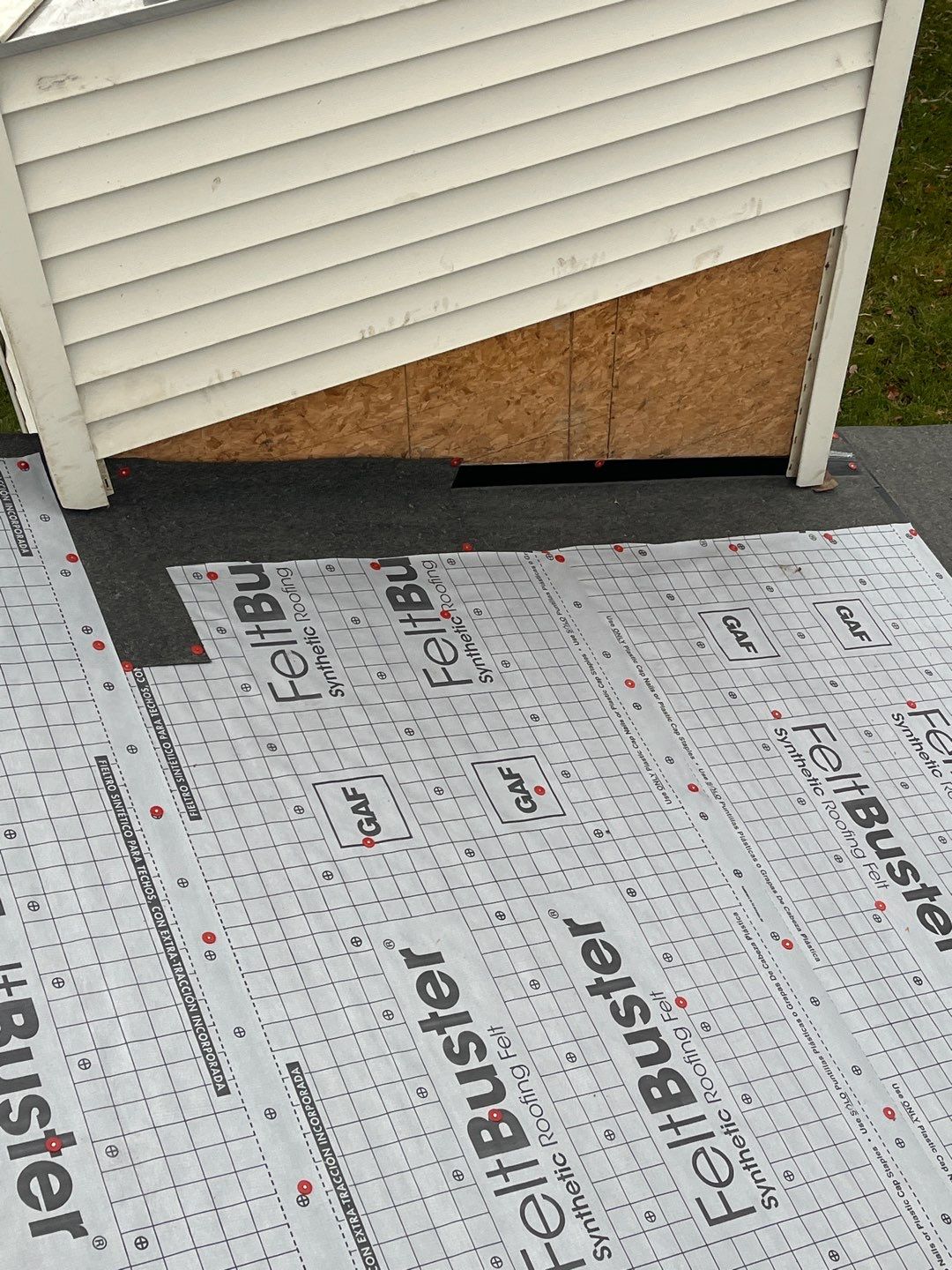 Residential Roofing Installation using GAF Timberline HDZ Charcoal by Nitro Roofing and Construction