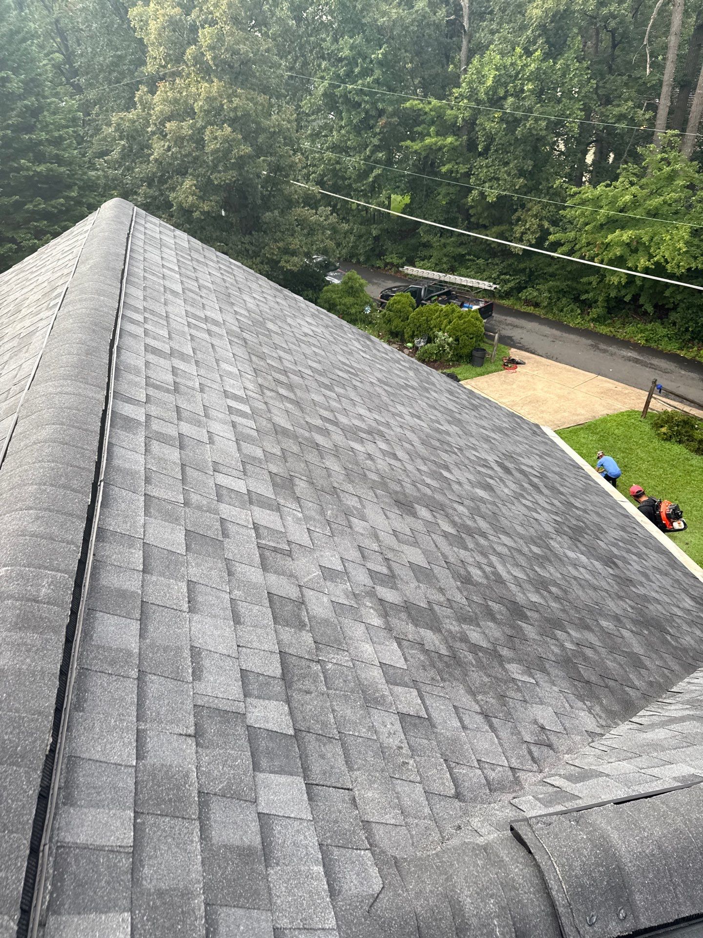 Lorton: Residential Roof with CertainTeed Landmark Pro in Max Def Moire Black by RM Banning, Inc.