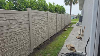 Waterfront Composite Privacy Fence Installation in Port Charlotte