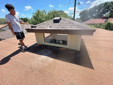 Residential Roofing Installation using Modified Bitumen  by Galvan Roofing and Construction