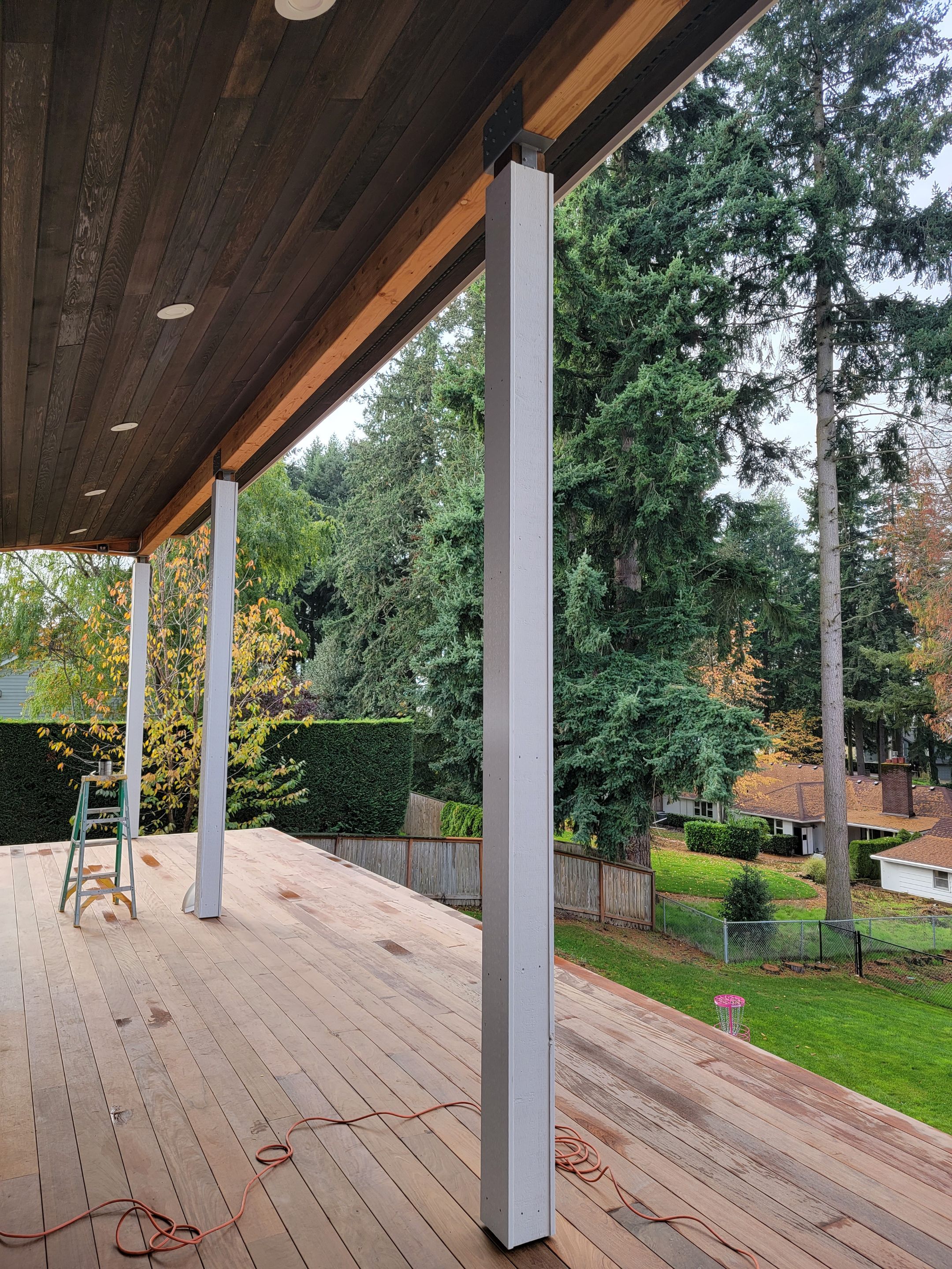 Full Modern Deck & Patio Cover Remodel w/ Ipe Hardwood Decking by Crm Services Llc