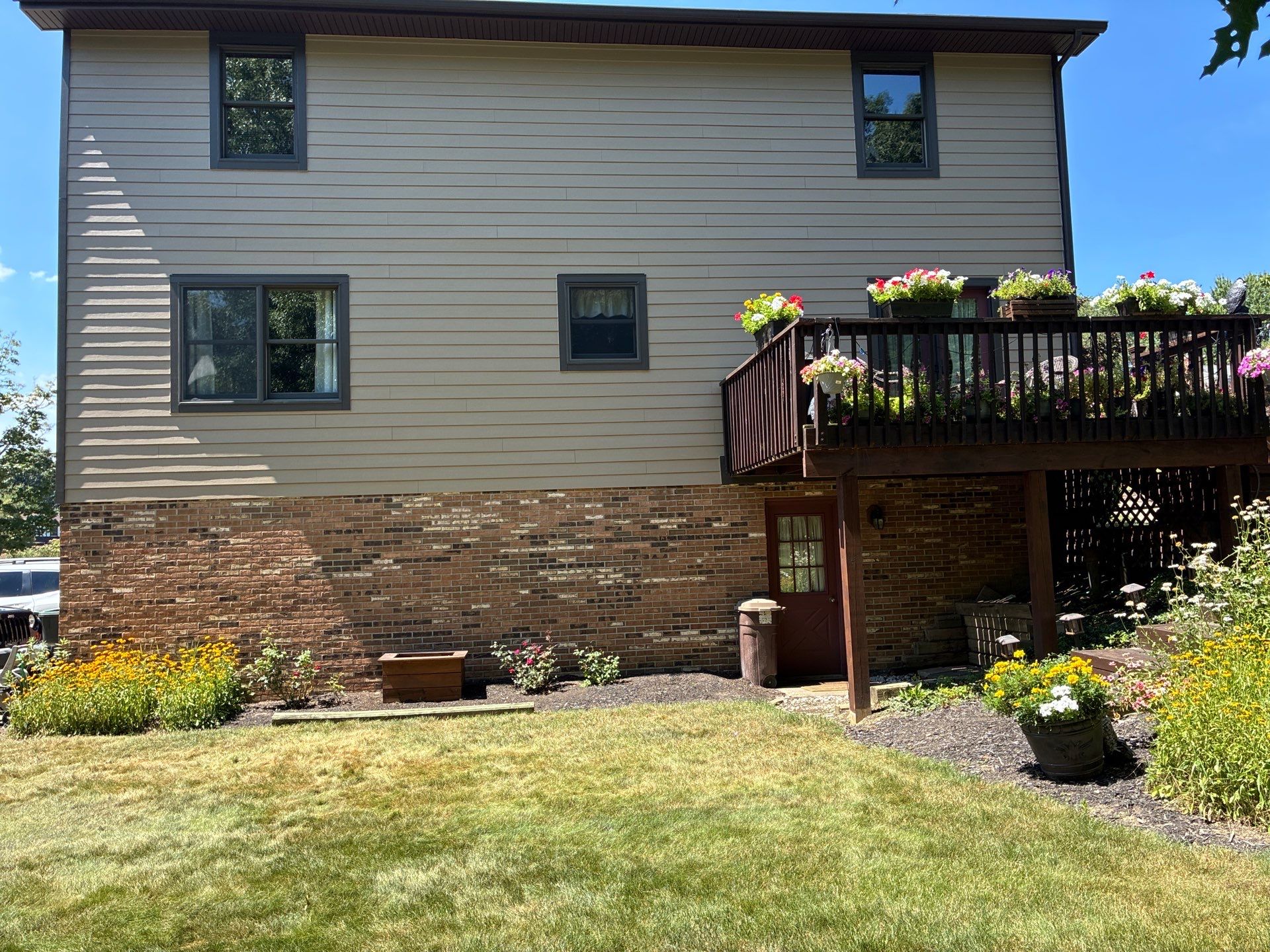 Full House James Hardie Lap Siding and Trim Renovation With Modern Dark Trim In Wexford / Mars PA by Ideal Siding Pittsburgh