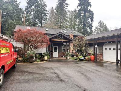 Residential Roof Repair in Progress in Bremerton, WA