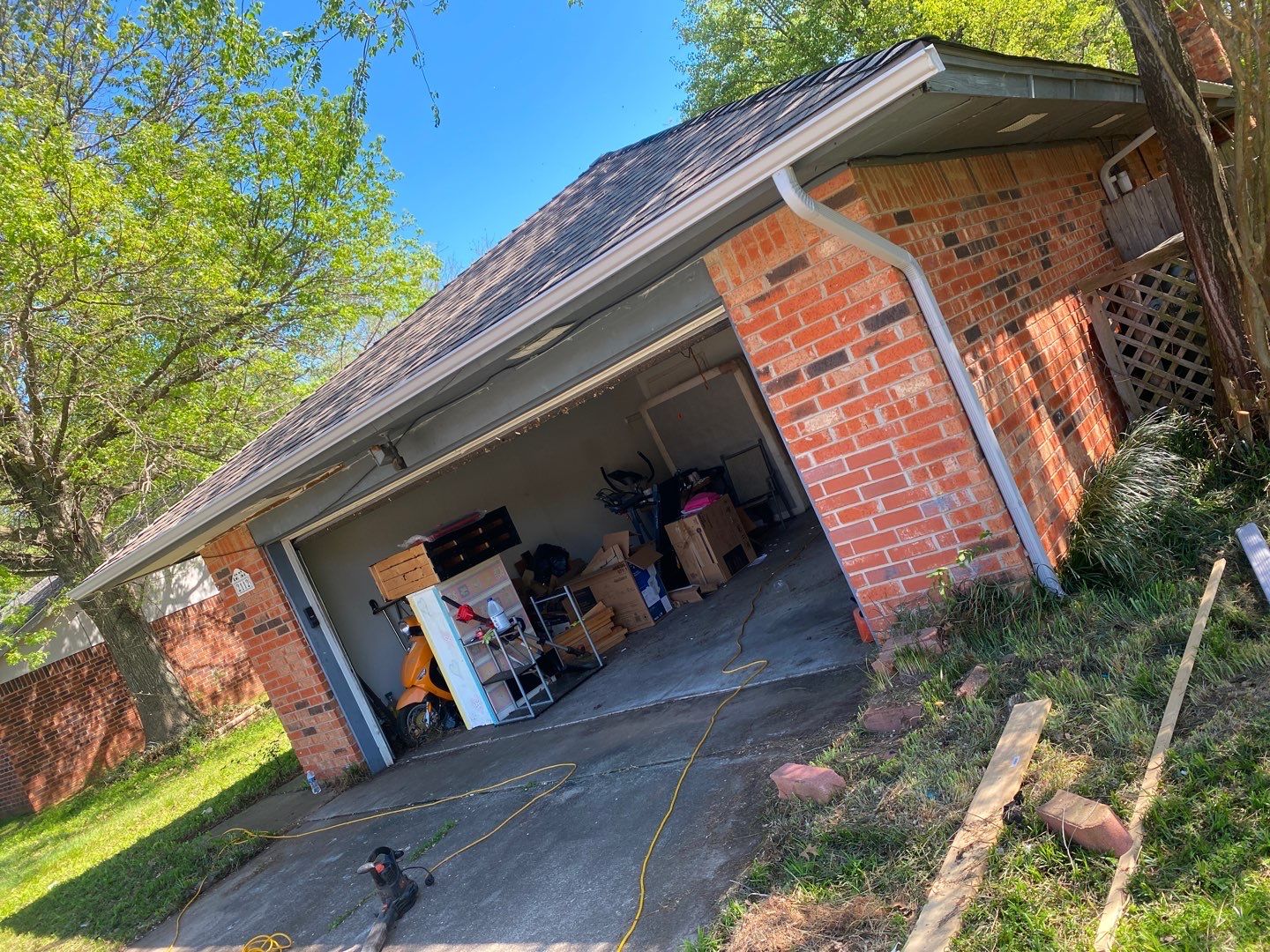roof, gutter, chimney flashing & vent replacement in Norman by McCann's Roofing and Construction