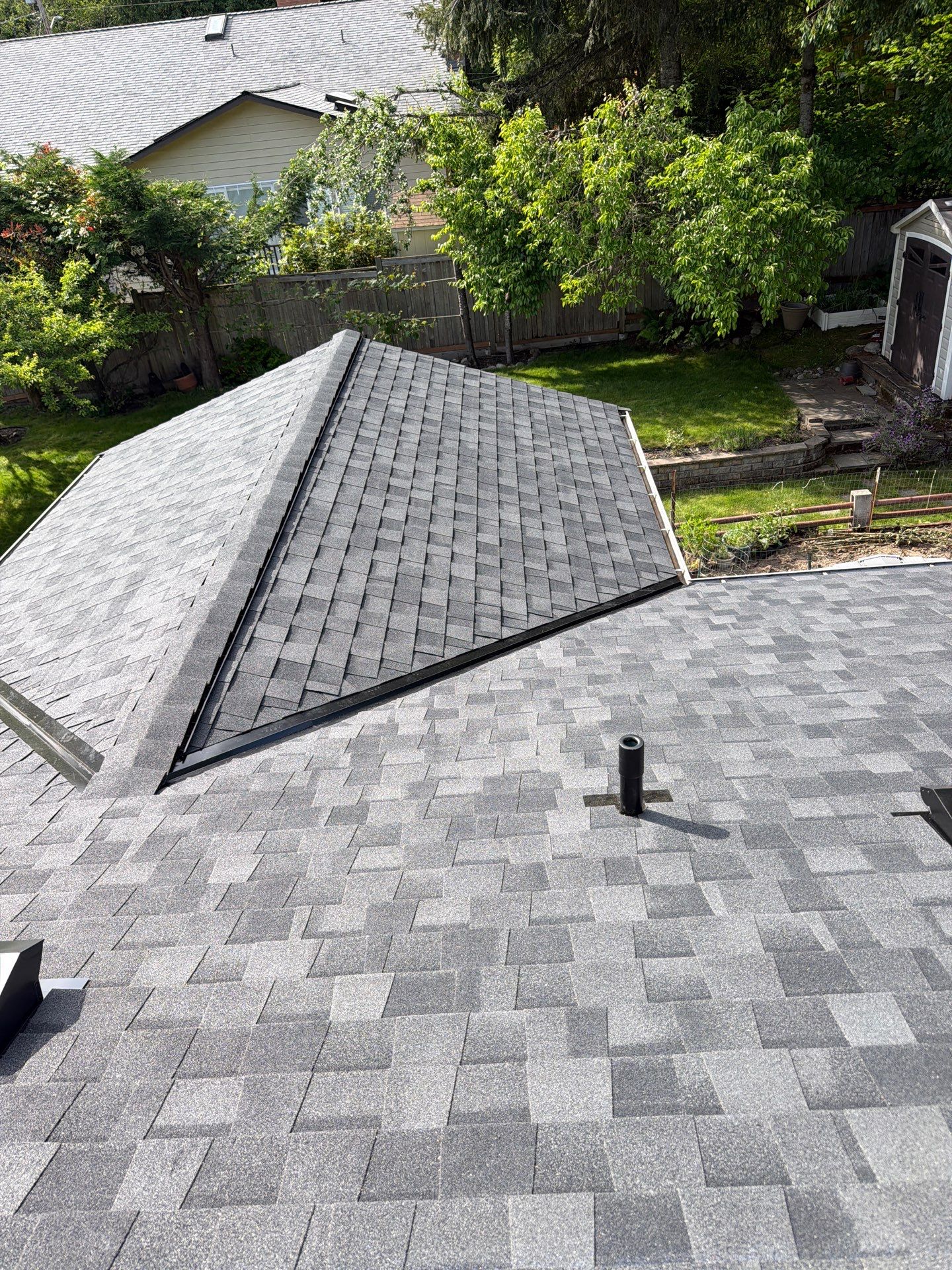 Residential Roofing Installation using GAF HDZ Shingles by Roofing Formula LLC