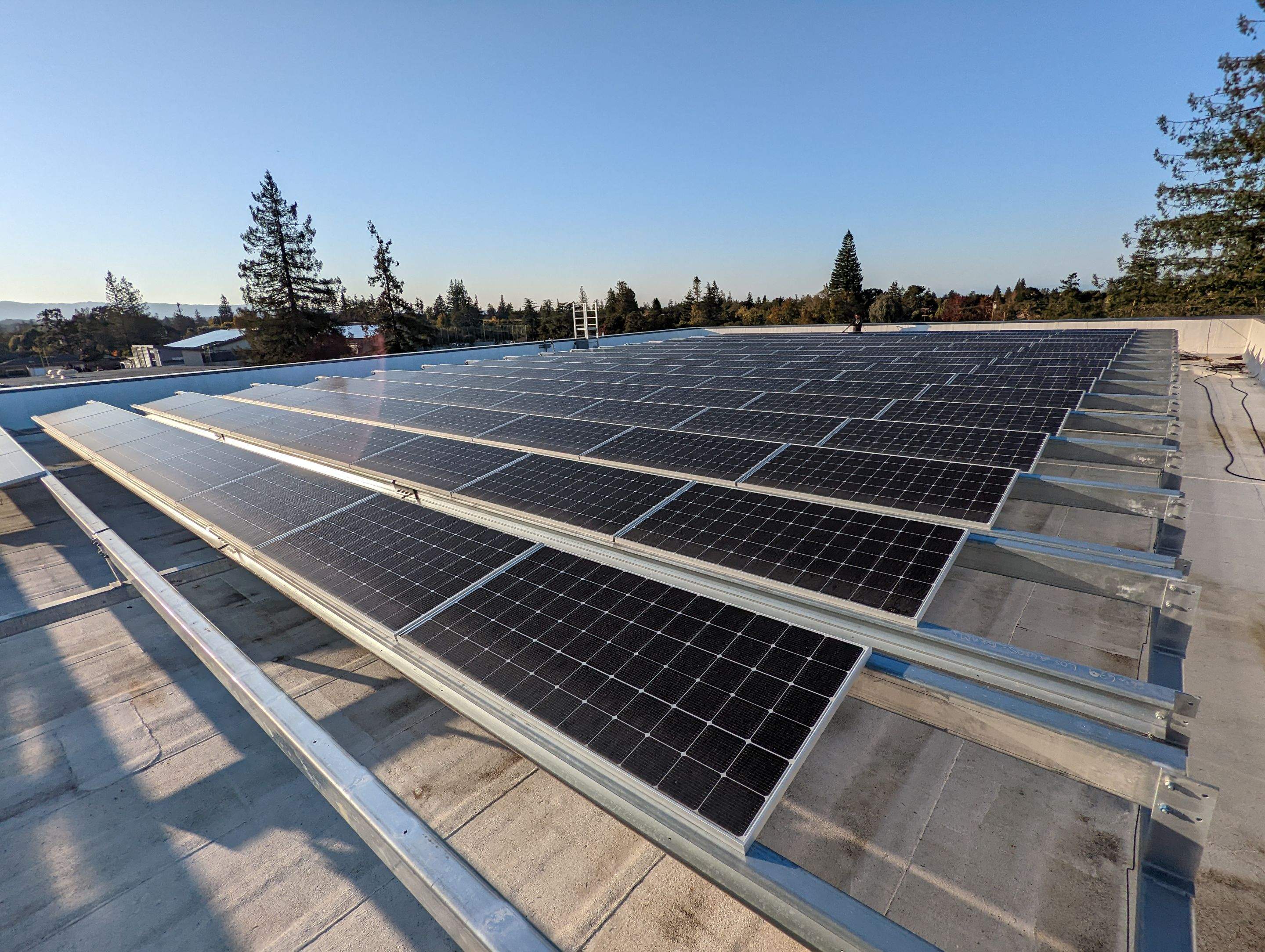 Los Alots Commercial Solar Panel Cleaning by All One Solar Shine