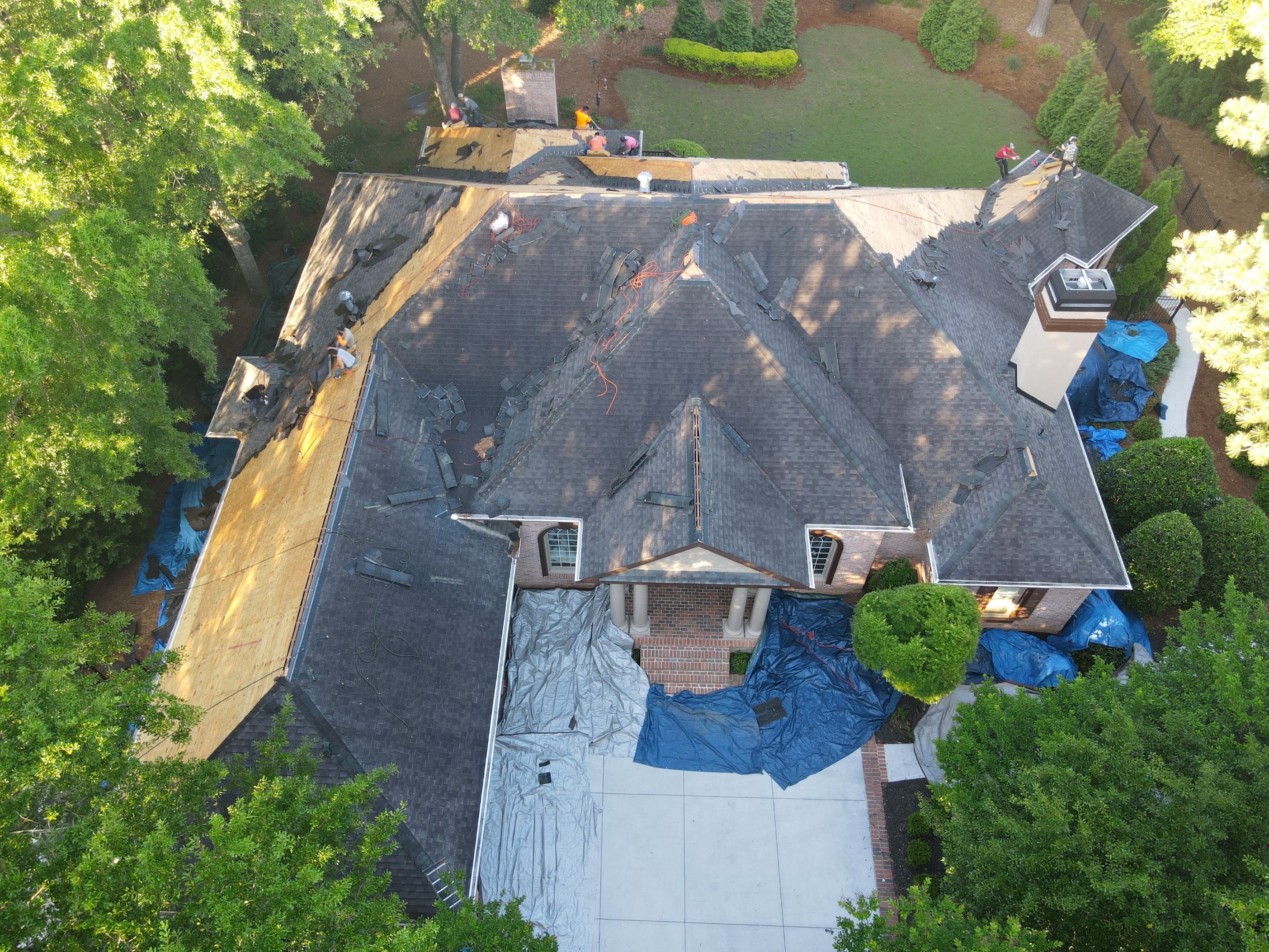 Residential Roofing Installation using Owens Corning by Inspector Roofing and Restoration