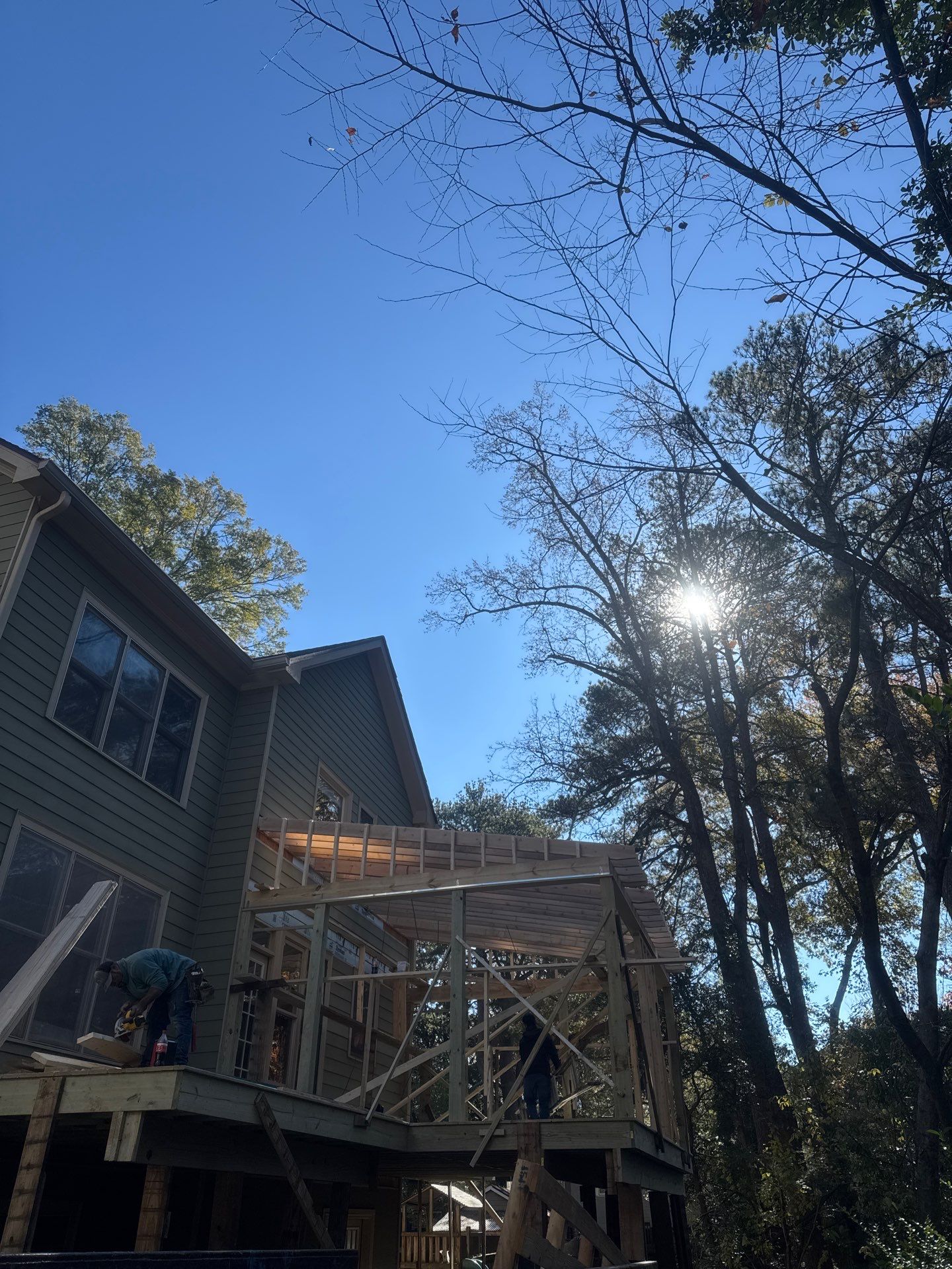 Atlanta Multi-Level Deck and Custom Screened-In Porch Addition by Swift Home Renovations