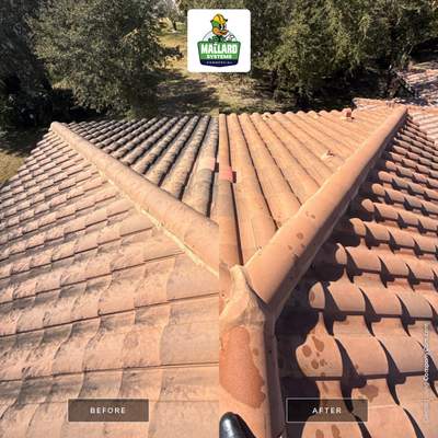 Barrel Tile Roof Cleaning