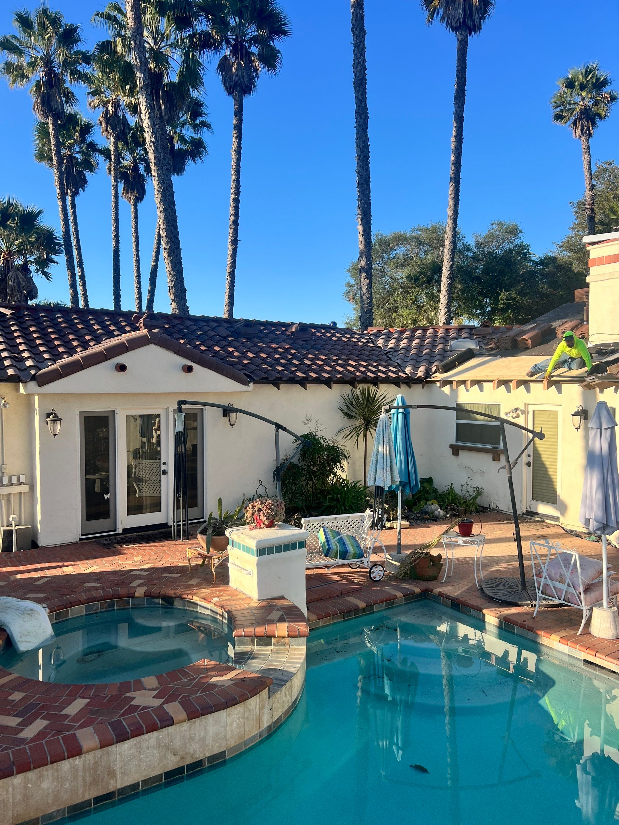 Eagle Capistrano Tile Roof Replacement in Fallbrook, California by Reliable Roofing San Diego Inc.