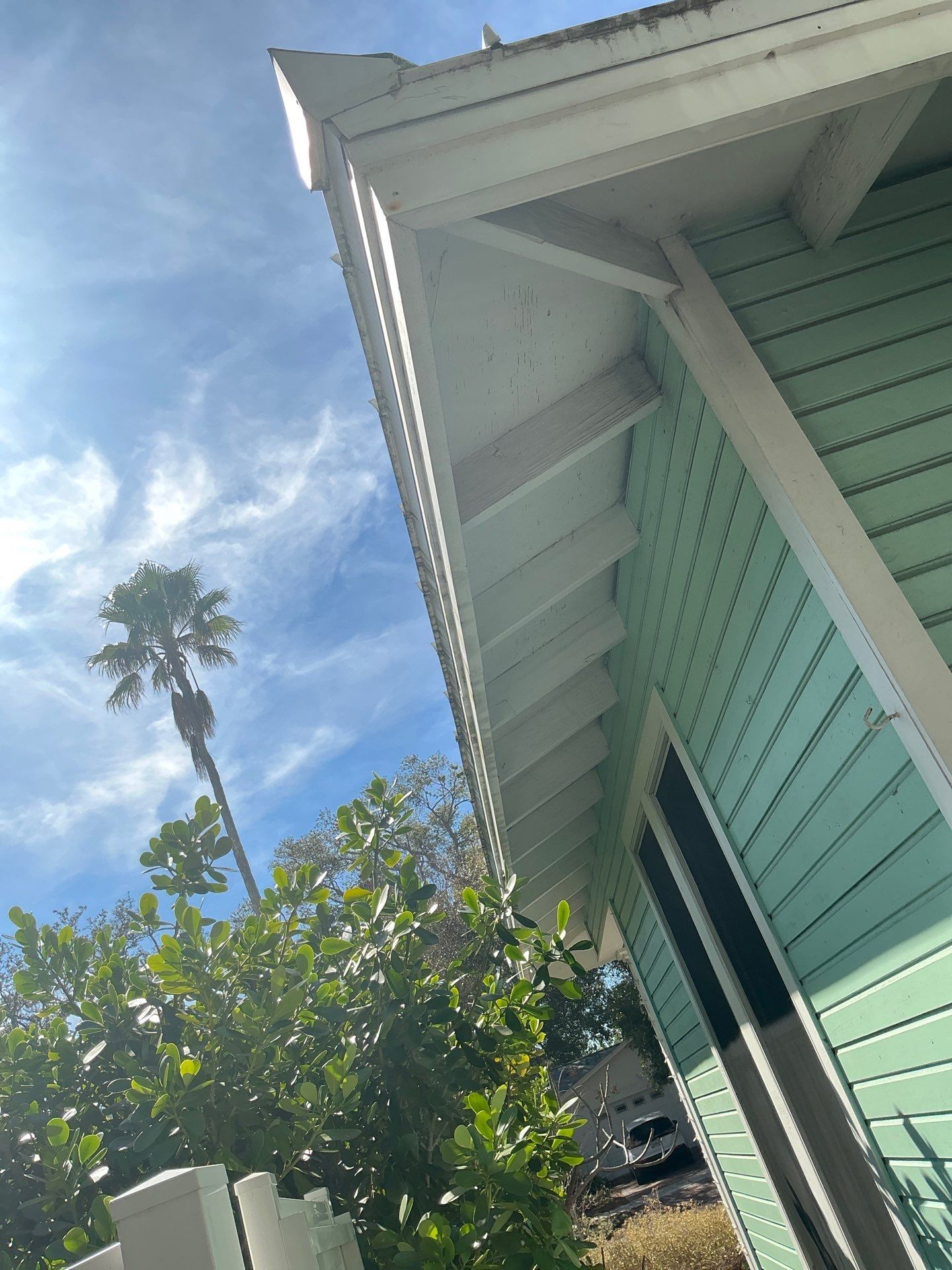 New White Soffit Project in Safety Harbor, FL by Gutter Professors