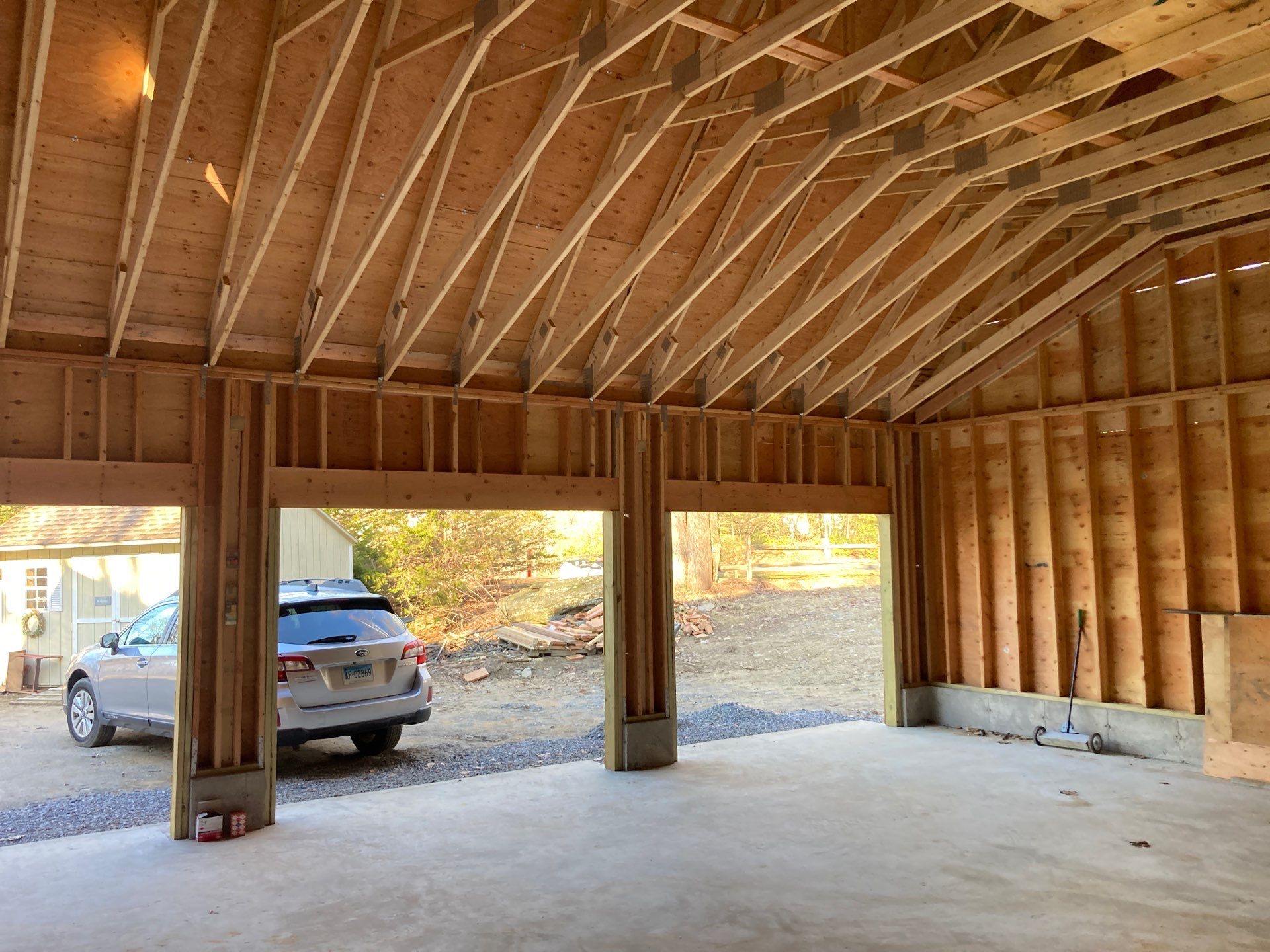 Garage Door Installation using Amarr Designer Choice door by DiGiorgi Roofing and Siding Inc