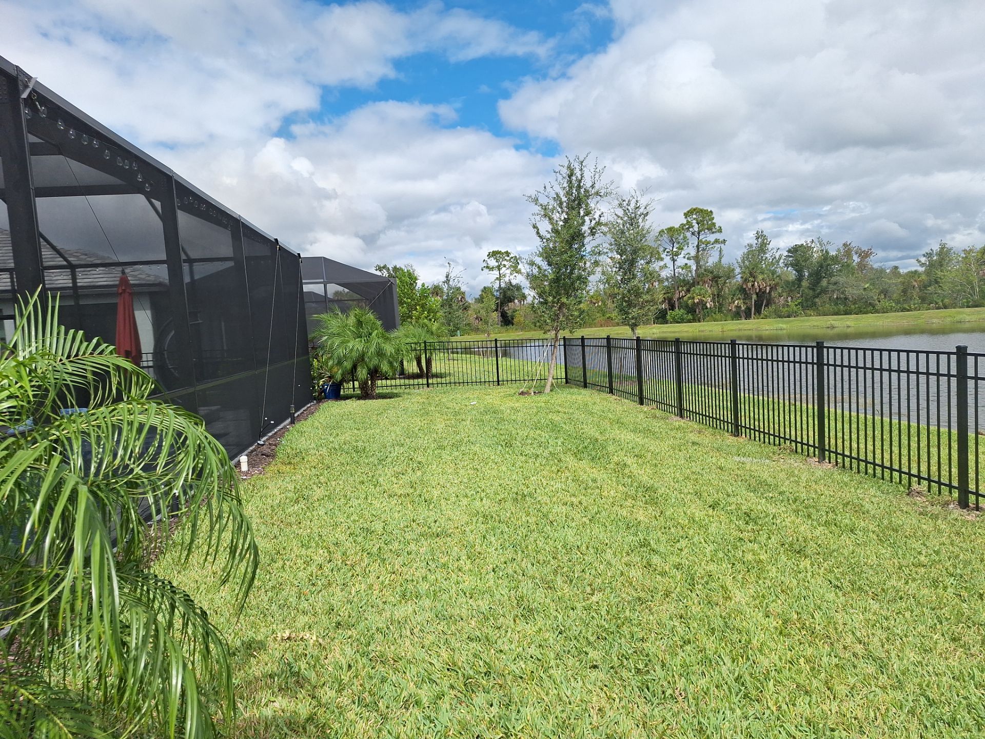 Venice Florida Black Aluminum Fence Installation by Asap fence and gates, LLC