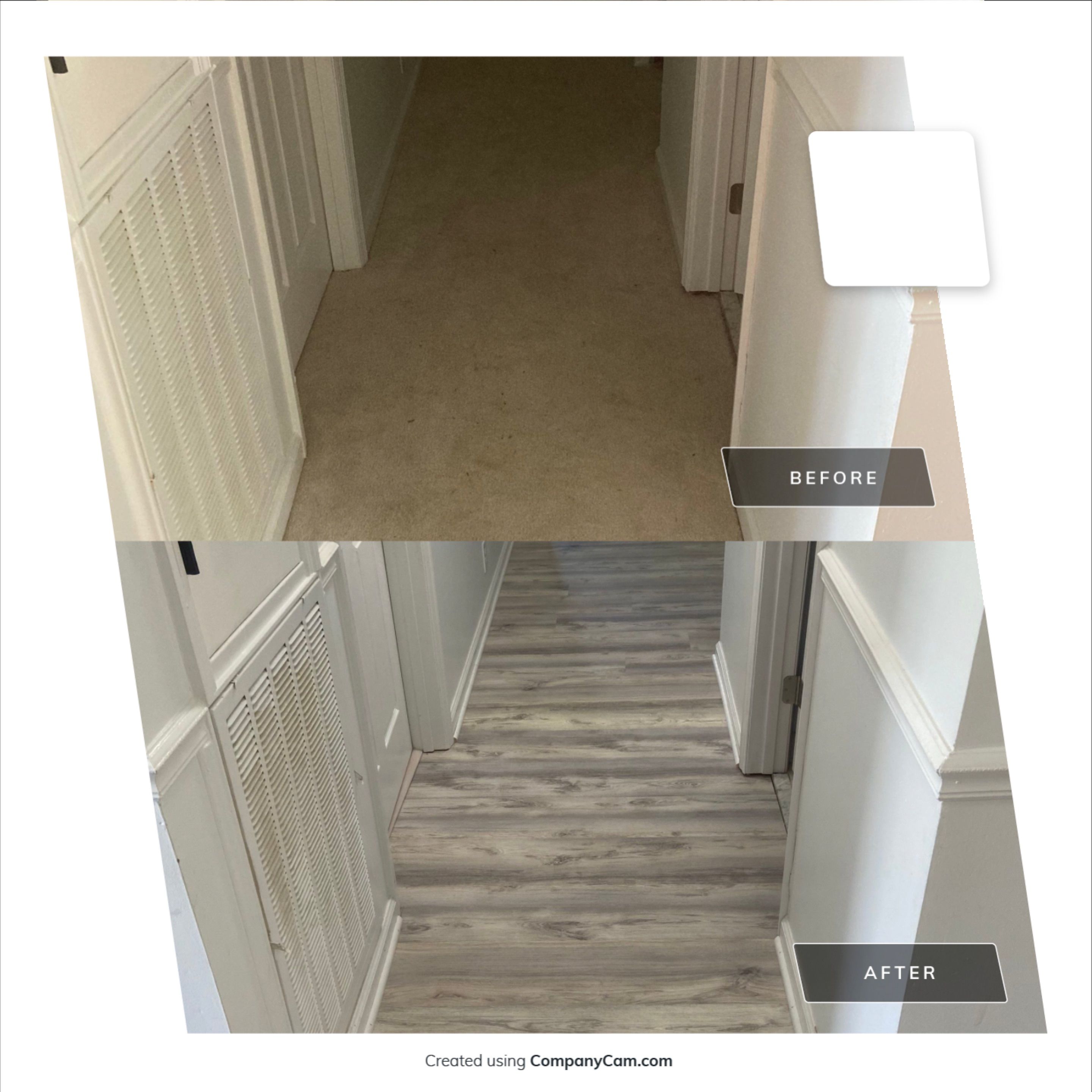 New custom tile shower and bathroom floor! by Footprints Floors of Nashville