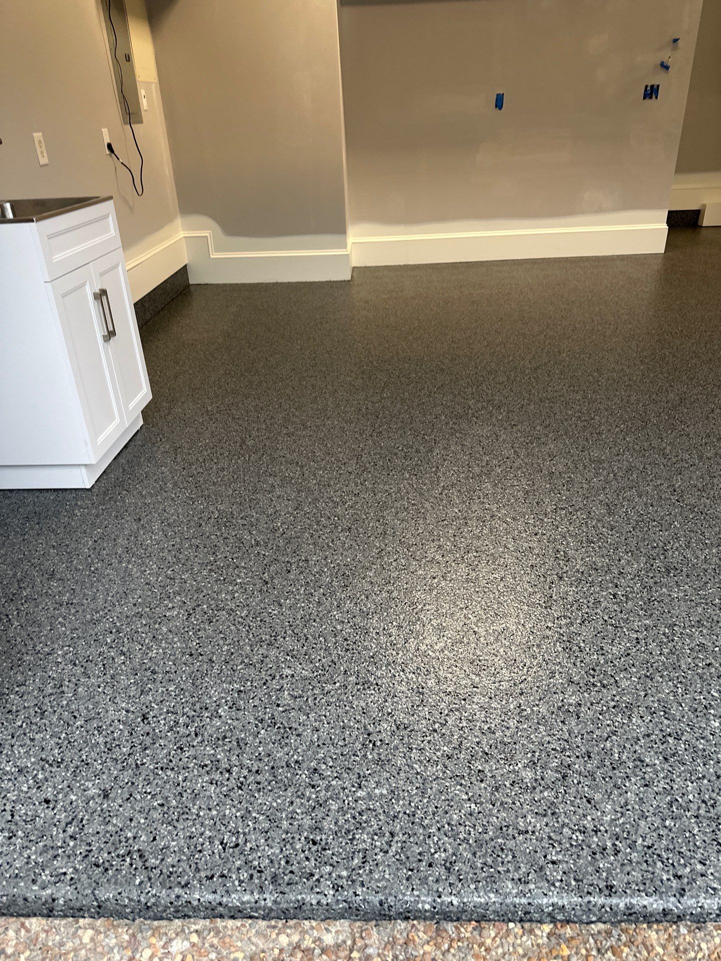 Garage Floor Coating using Nightfall by My Garage Floor Guys