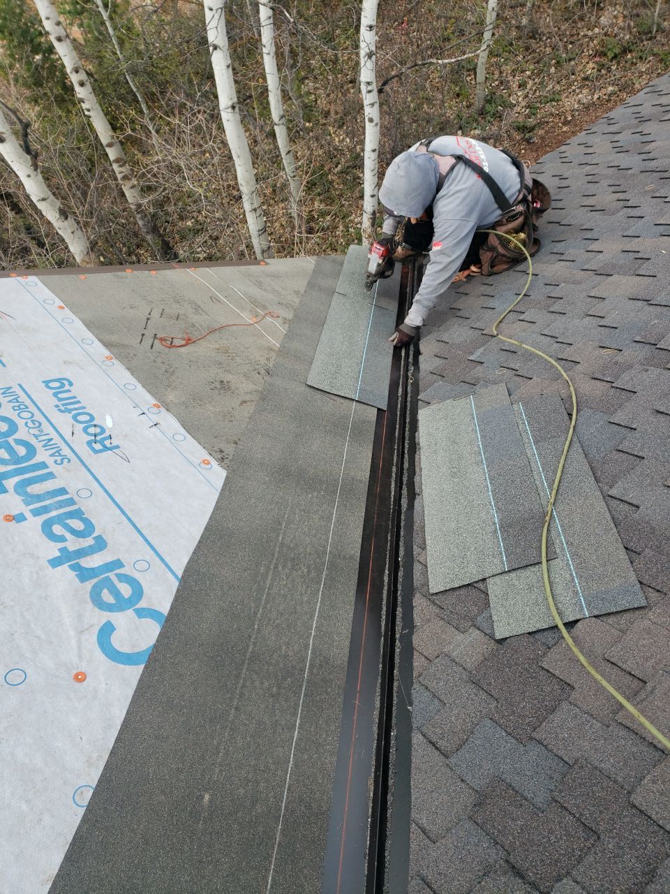 Residential Roofing Installation using CertainTeed Presidential TL by The Roof Doctor