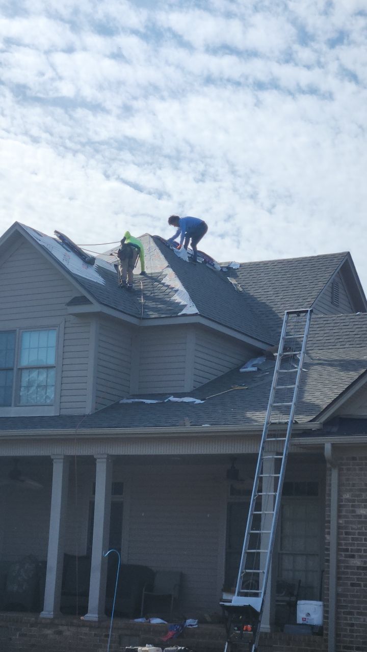 GAF Weathered Wood and Custom Copper by Just In Time Roofing and Restoration
