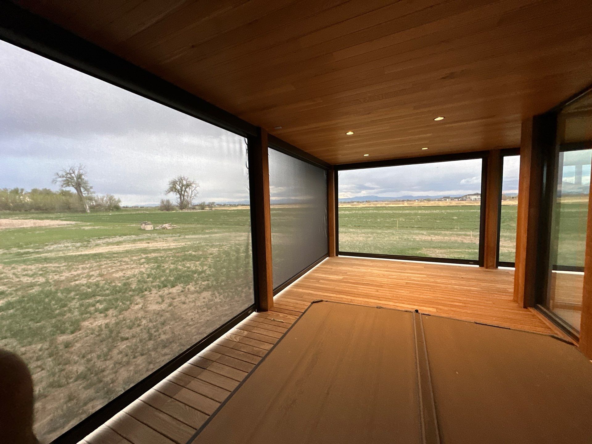 Motorized Screens using Progressive MagnaTrack Screens by Outdoor Solutions Colorado