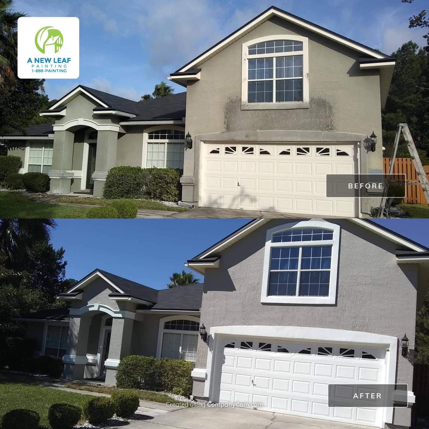 Jacksonville, FL 32244 — Exterior Painting & Stucco Repair by A New Leaf Painting, LLC