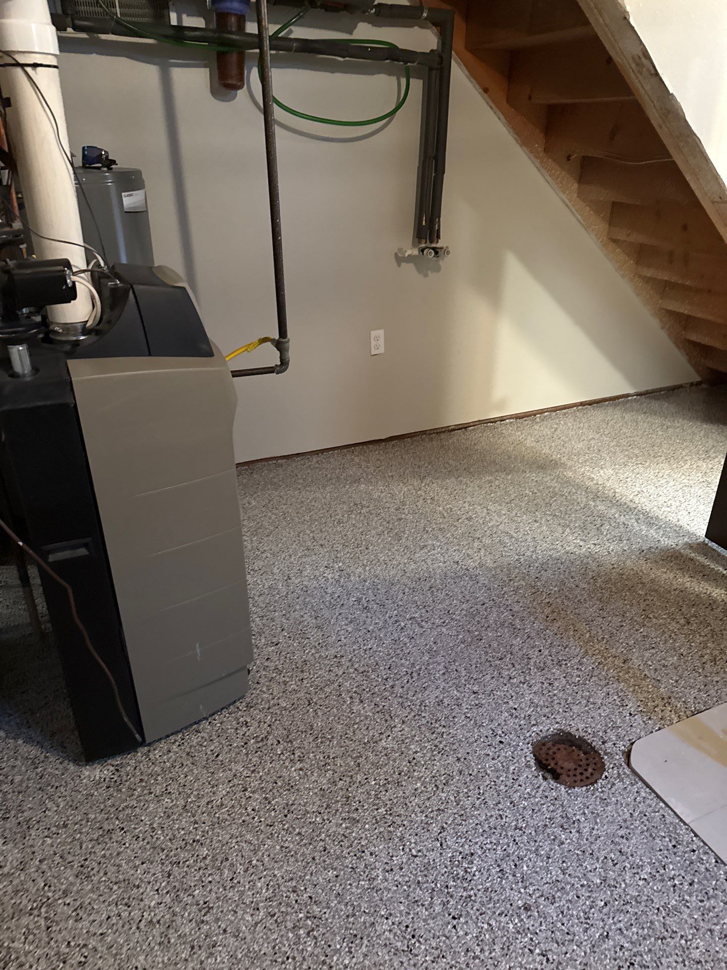 Basement Concrete Floor Coating and Restoration in Boone by Revival Concrete Coatings