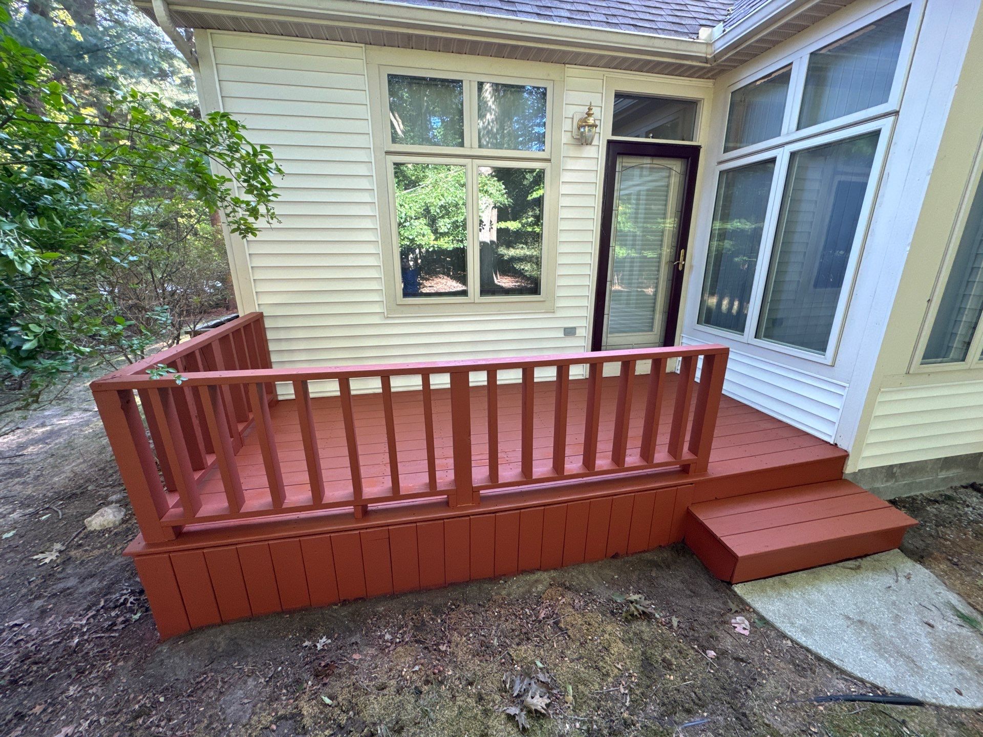 Deck washing and Solid Staining! by Gordon Painting