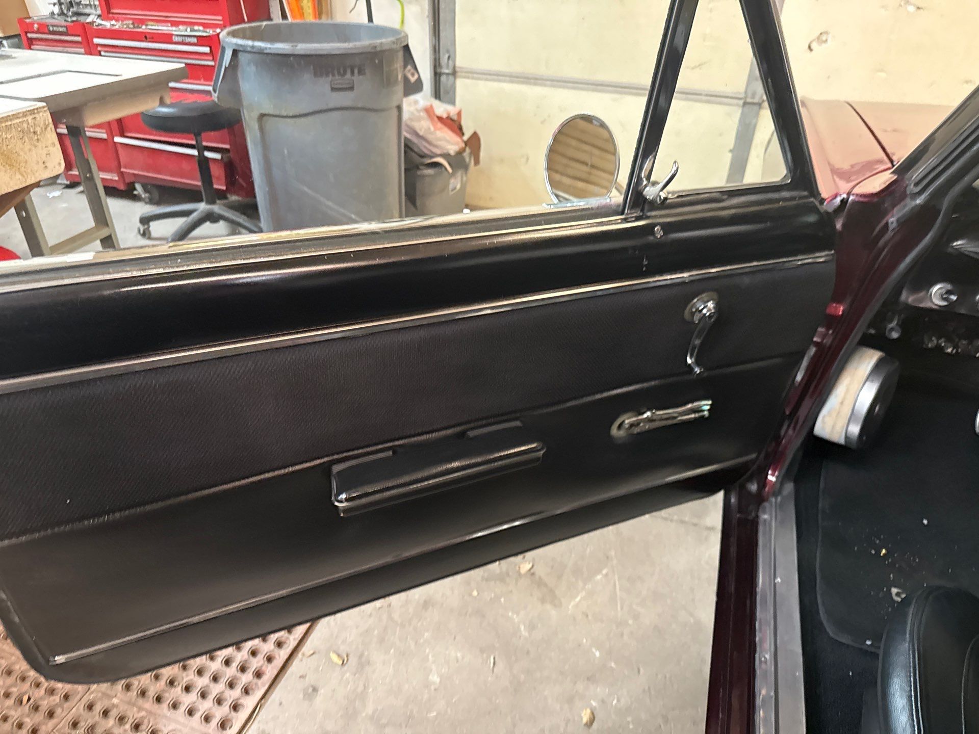 1963 Nova SS Custom Leather Interior  by Rocky Mountain Upholstery Co