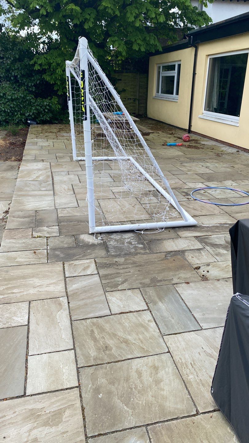 Patio Clean using honda 21 ltr/min by Ges Exterior Cleaning ltd