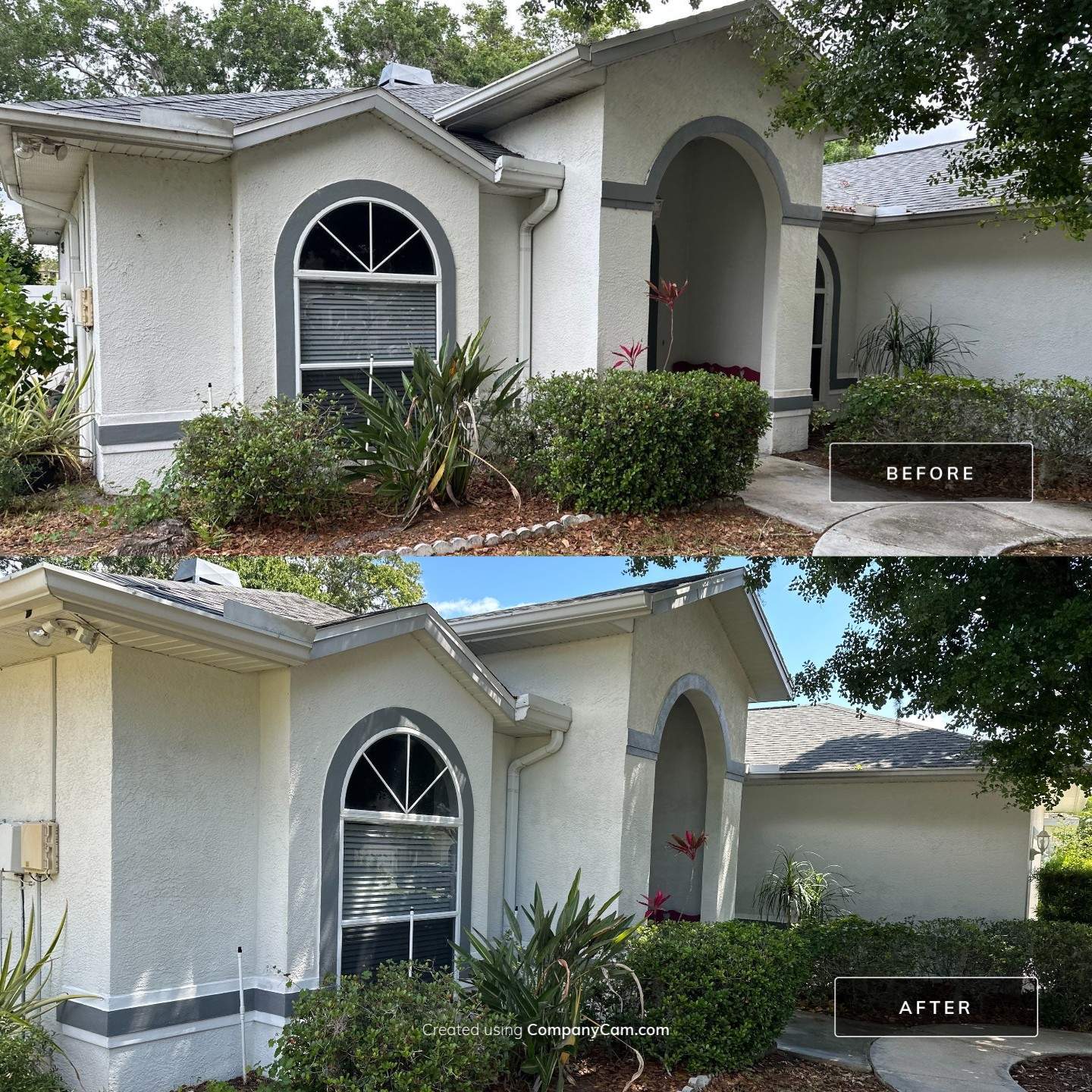 1-Story House Wash, Driveway, Patio/Lanai & Screen Enclosure Cleaning in Oakley Community, Ellenton, FL | Sunshine AquaWash by Sunshine AquaWash