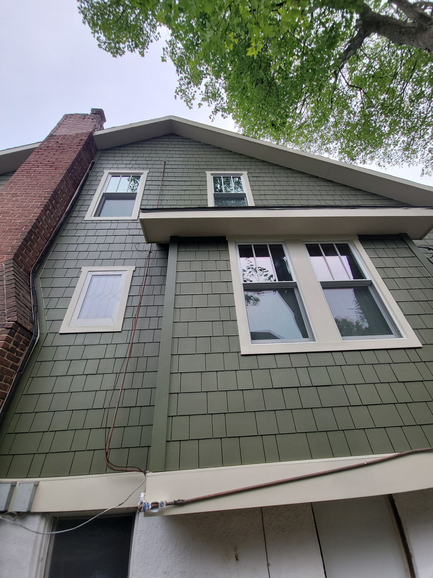 Dramatic exterior facelift in Baltimore by American Home Contractors