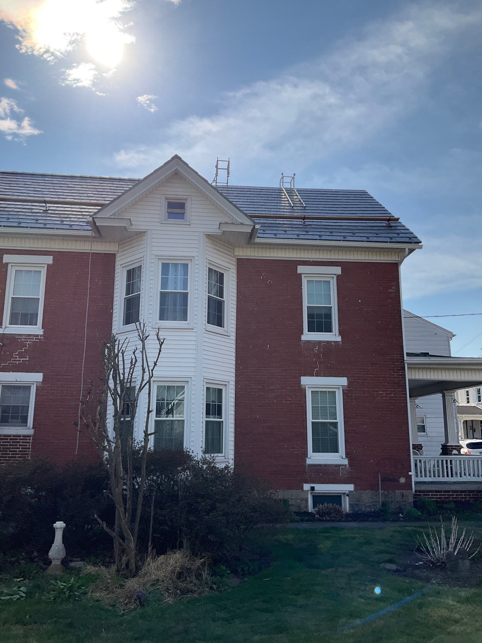 Ironstone Metal Slate Installation by Esh Builders