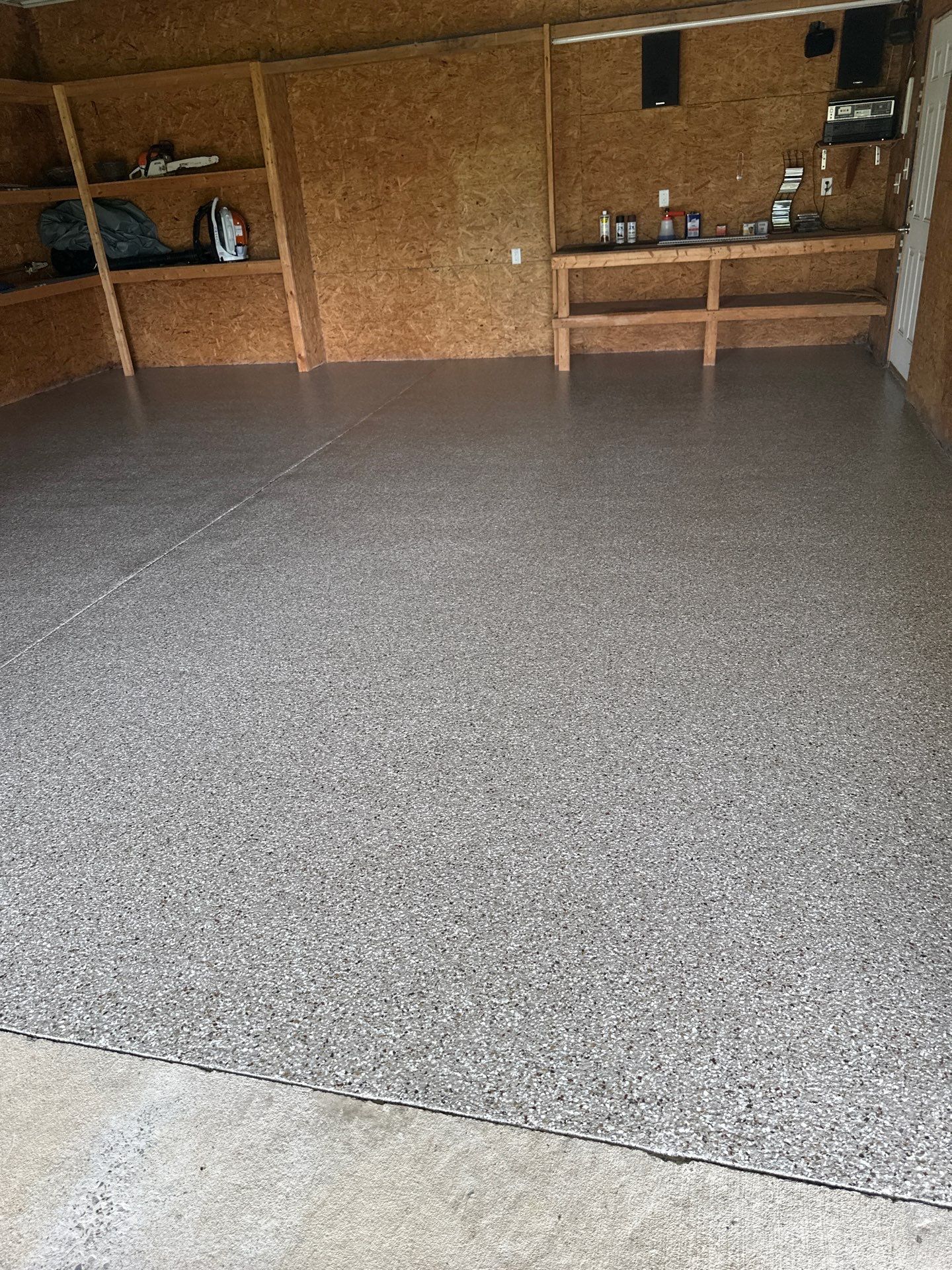 Garage Floor Coating using Creekbed by My Garage Floor Guys