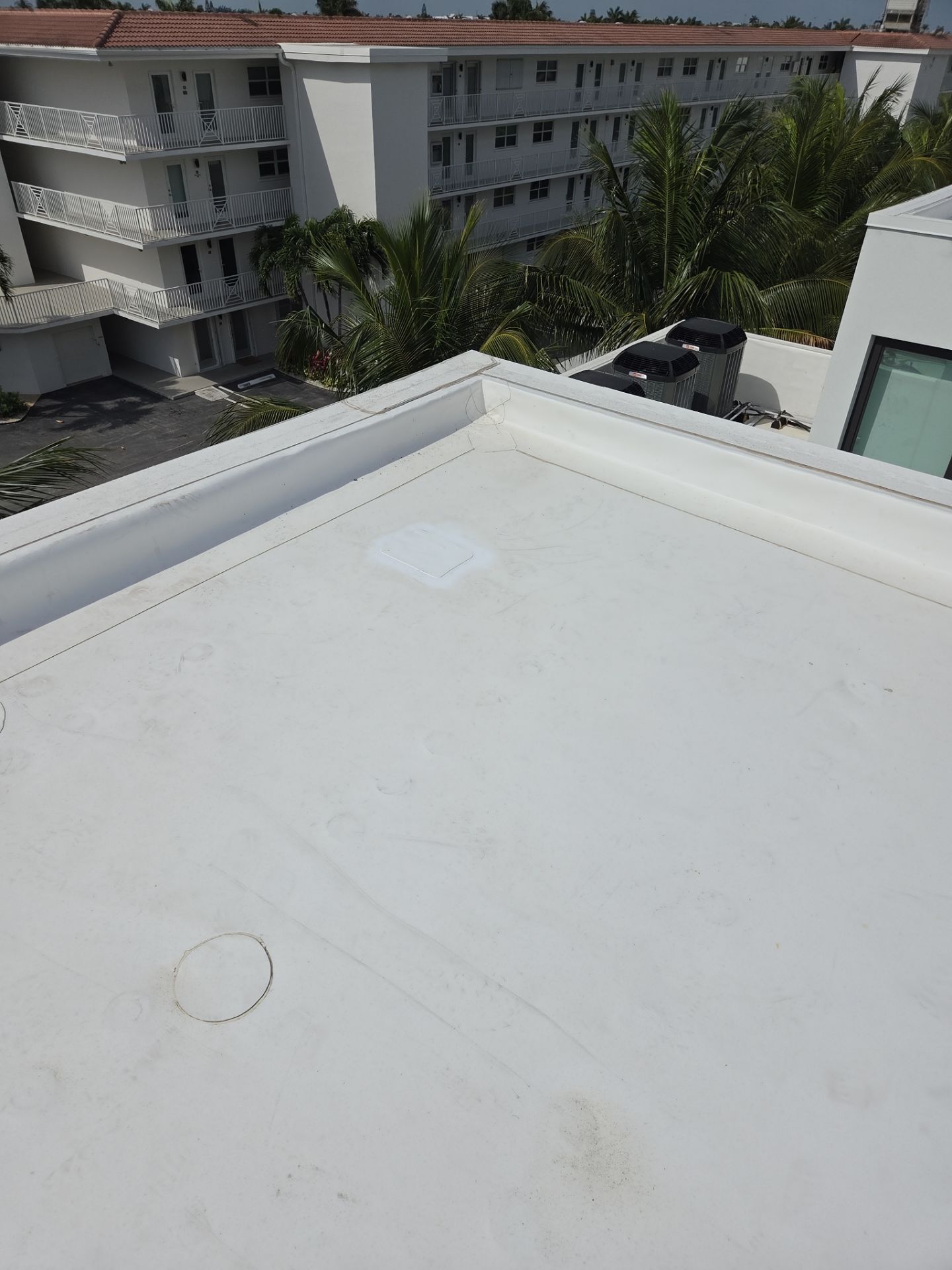 TPO Flat Roof Repair and Window Sealing in Delray Beach by Aastro Roofing