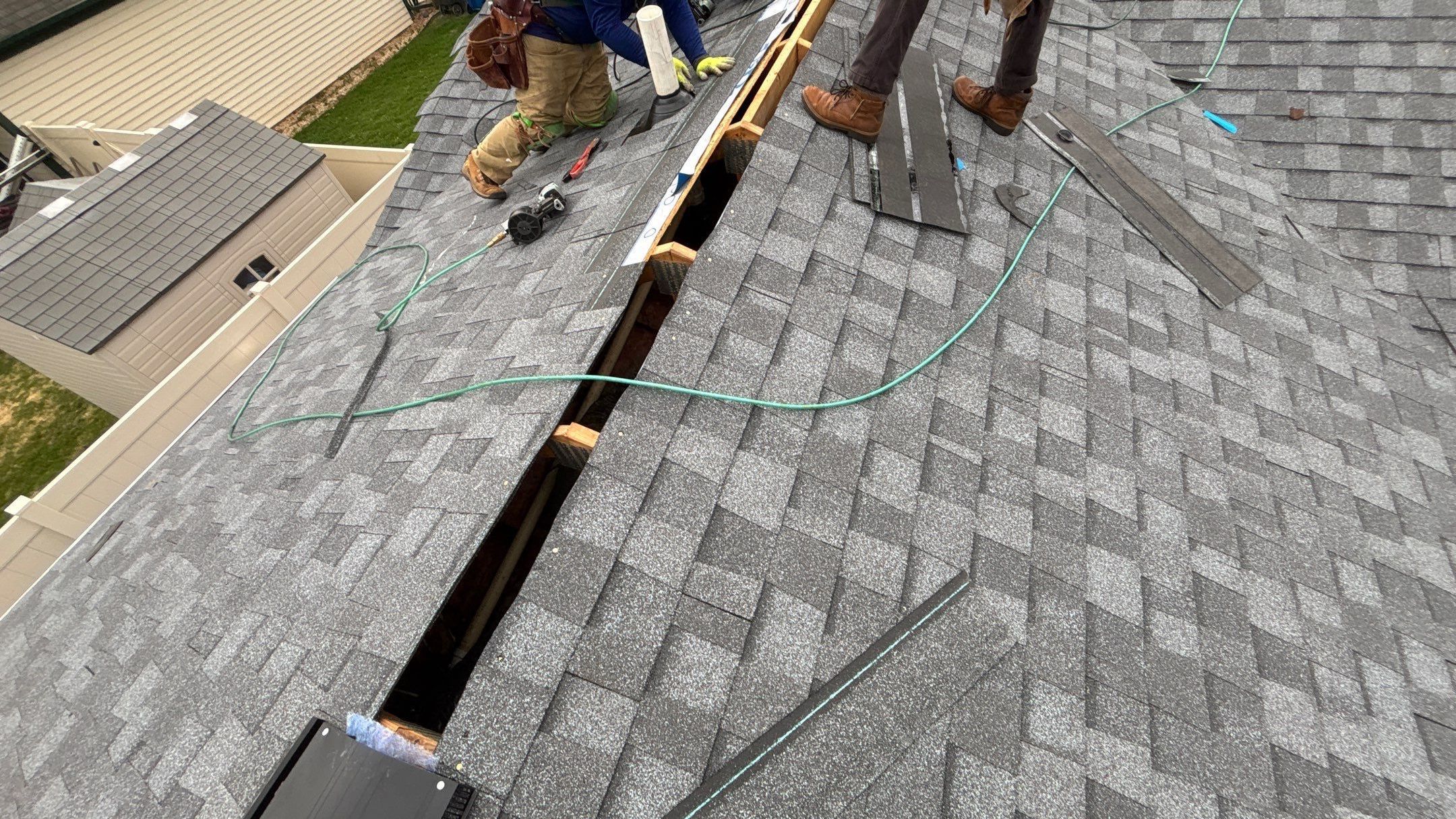 Roof Replacement using CertainTeed Landmark Pewter by 180 Contractors