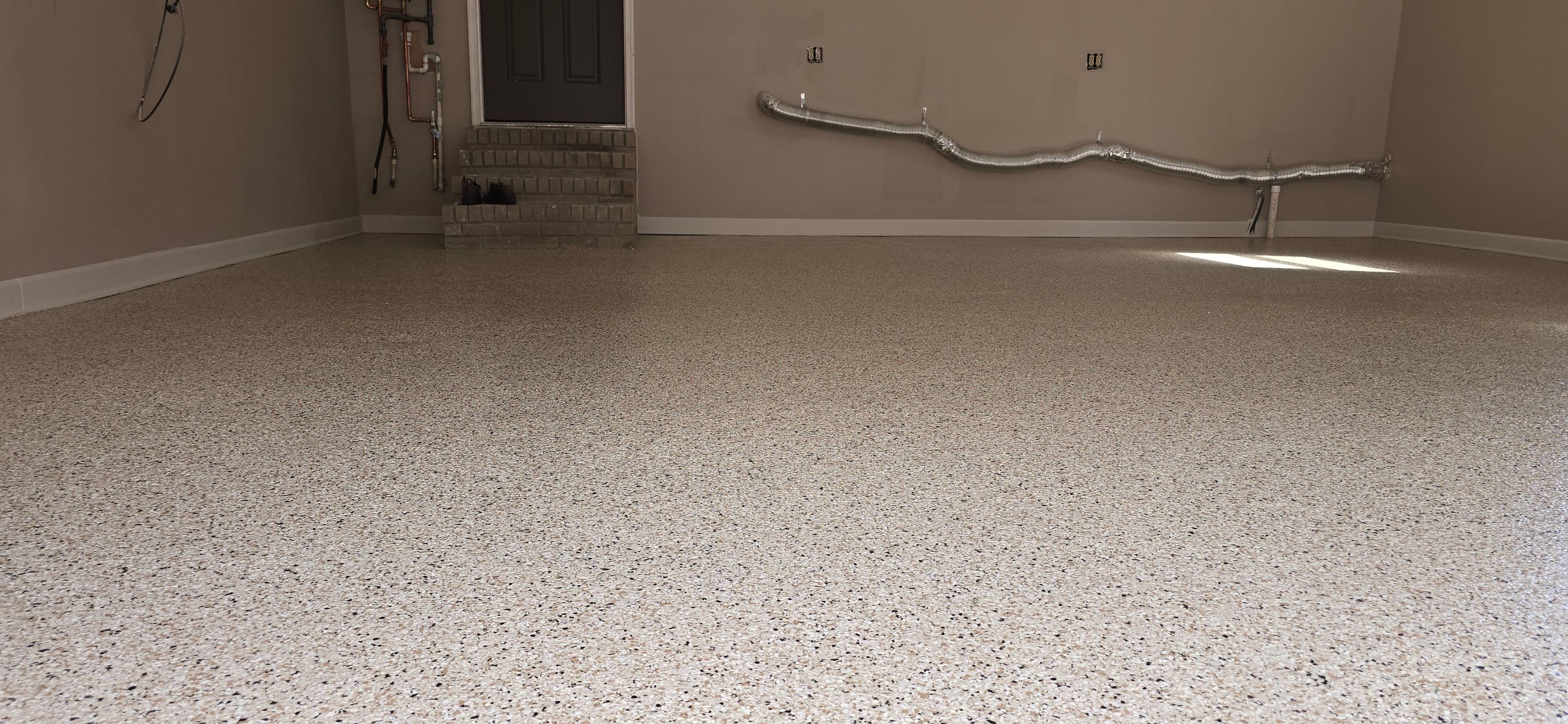 Two Garages Completed Using Shoreline by Elite Floor Solutions