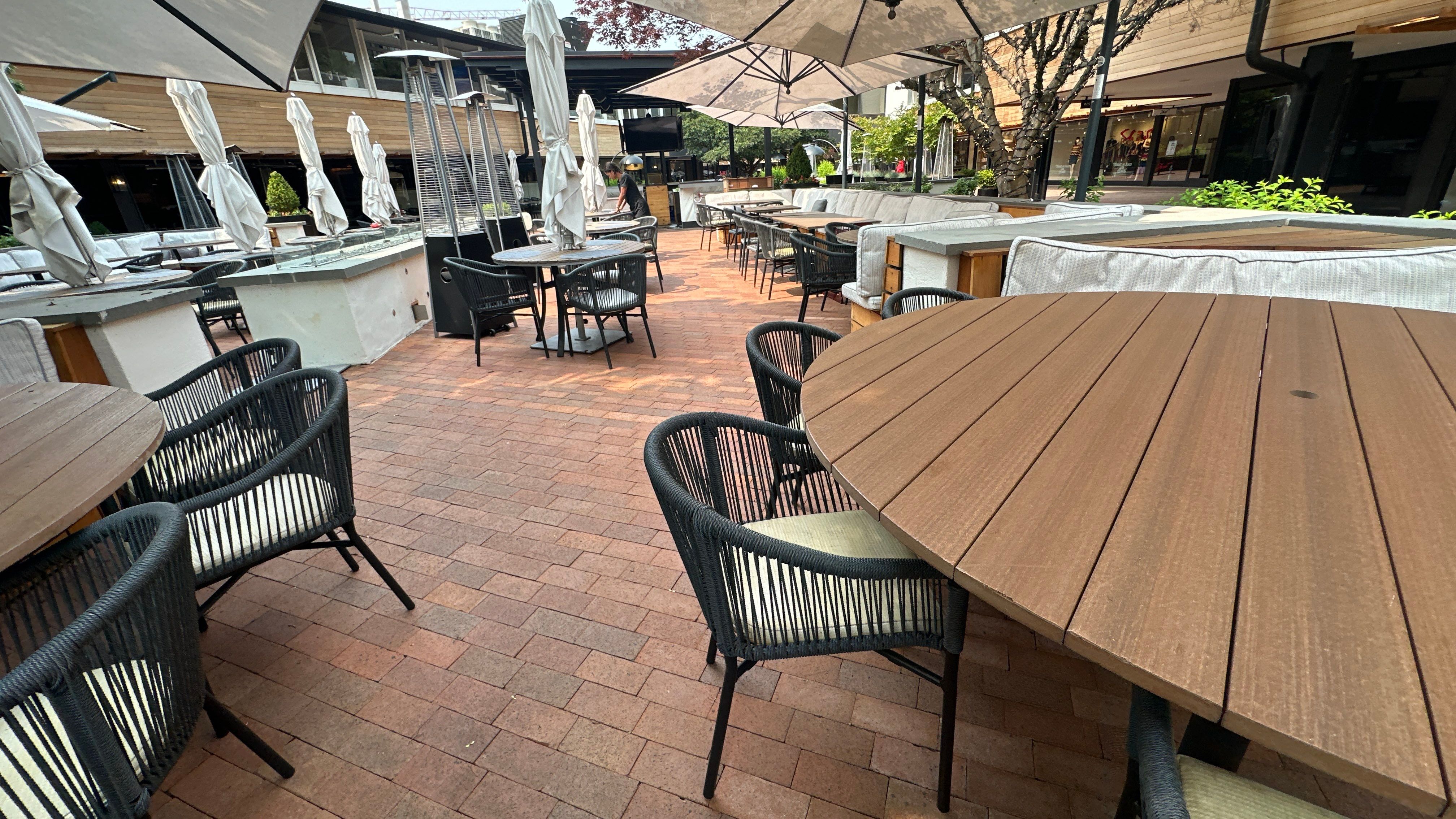 Commercial Brick Courtyard and Patio Pressure Washing in Baltimore by Baltimore Pressure Washers Inc.