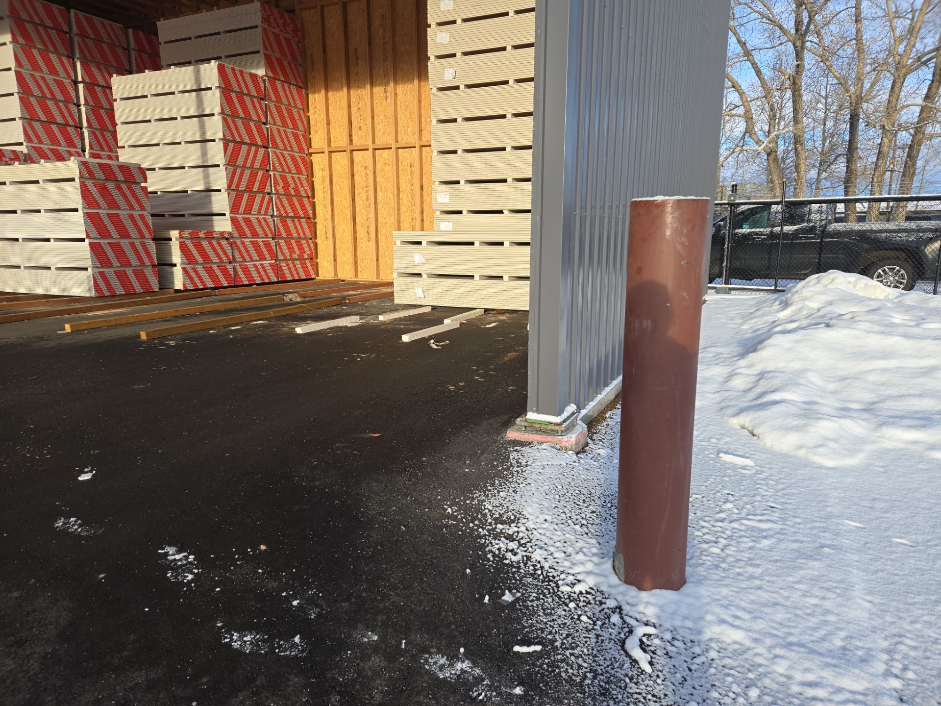 Foundation Building Material Slips by Blue Room Construction LLC