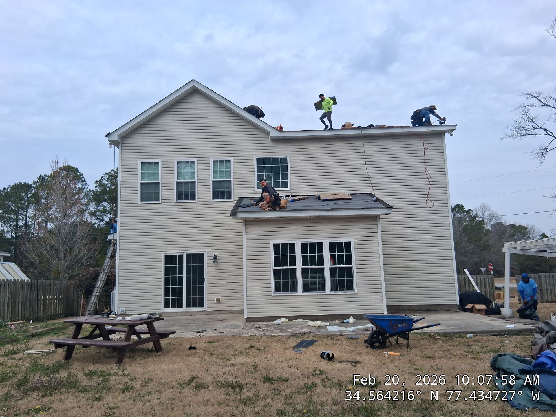 Sneads Ferry FORTIFIED Roof Replacement with Charcoal Black Landmark Shingles by RGR Construction and Roofing, LLC