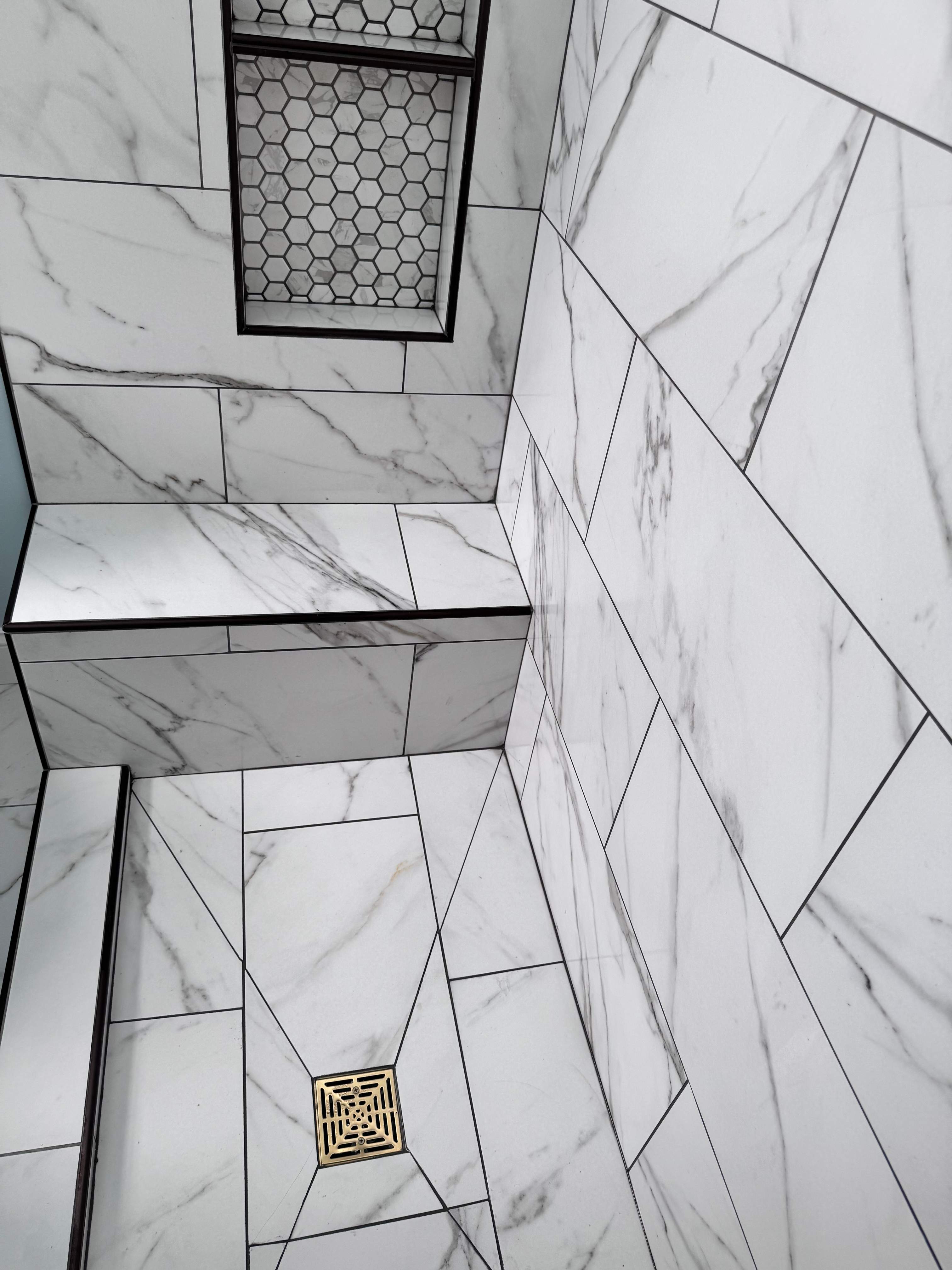 Tub to walk-in shower by Prudencio