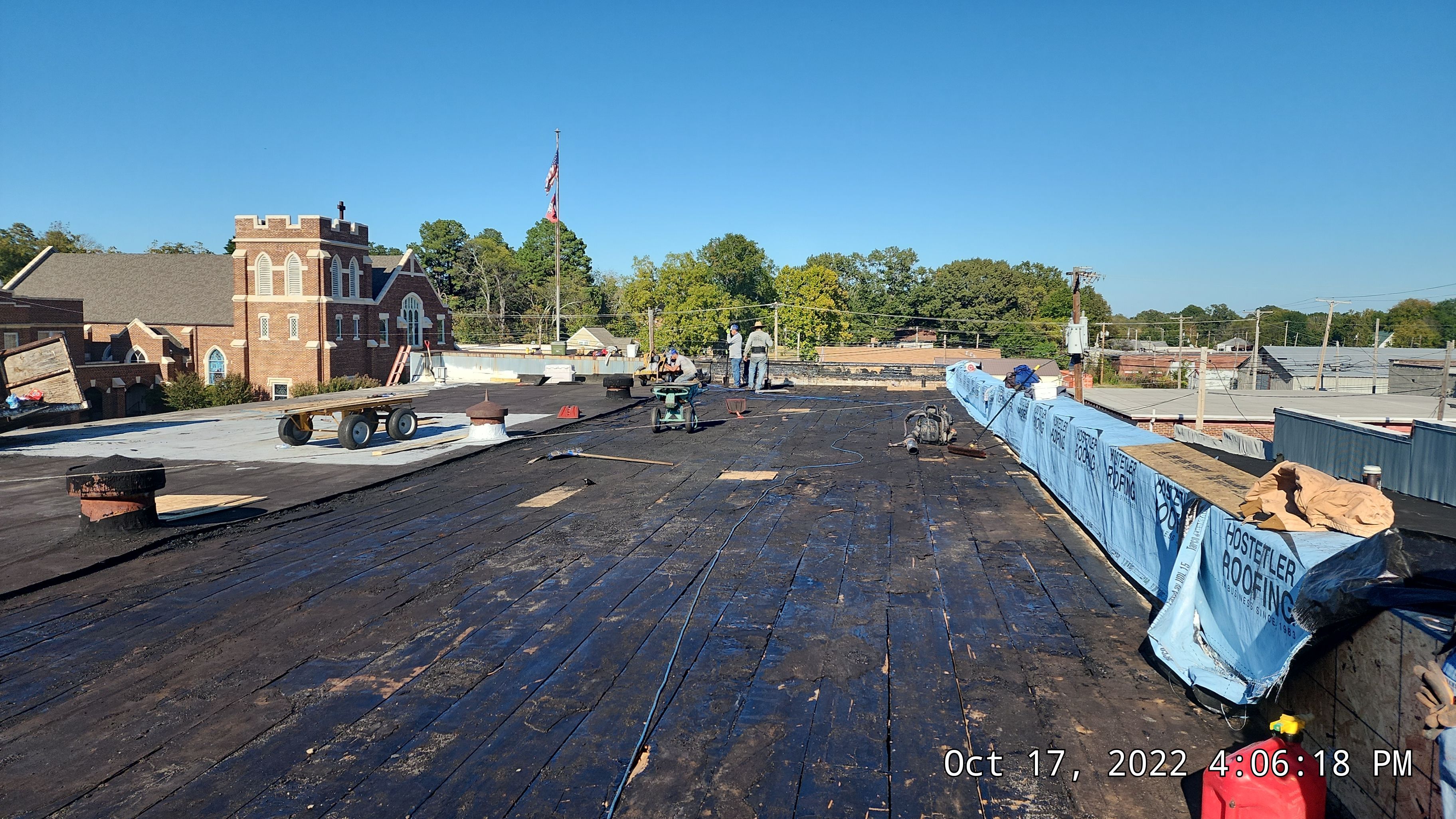 Police Department of Prescott, Arkansas by Hostetler Roofing