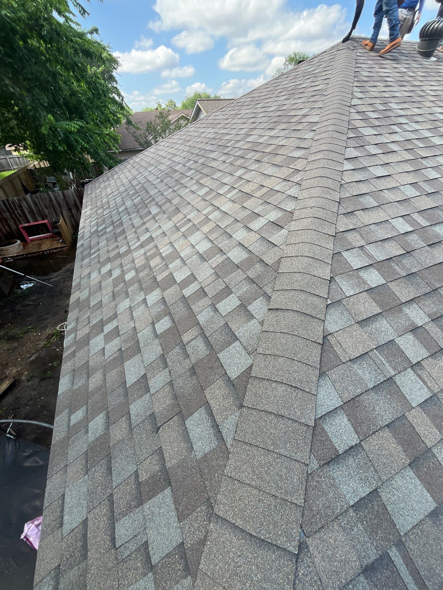 Residential Roofing Installation using Owen's Corning Duration (Lifetime) Shingles by Roof Repair Company