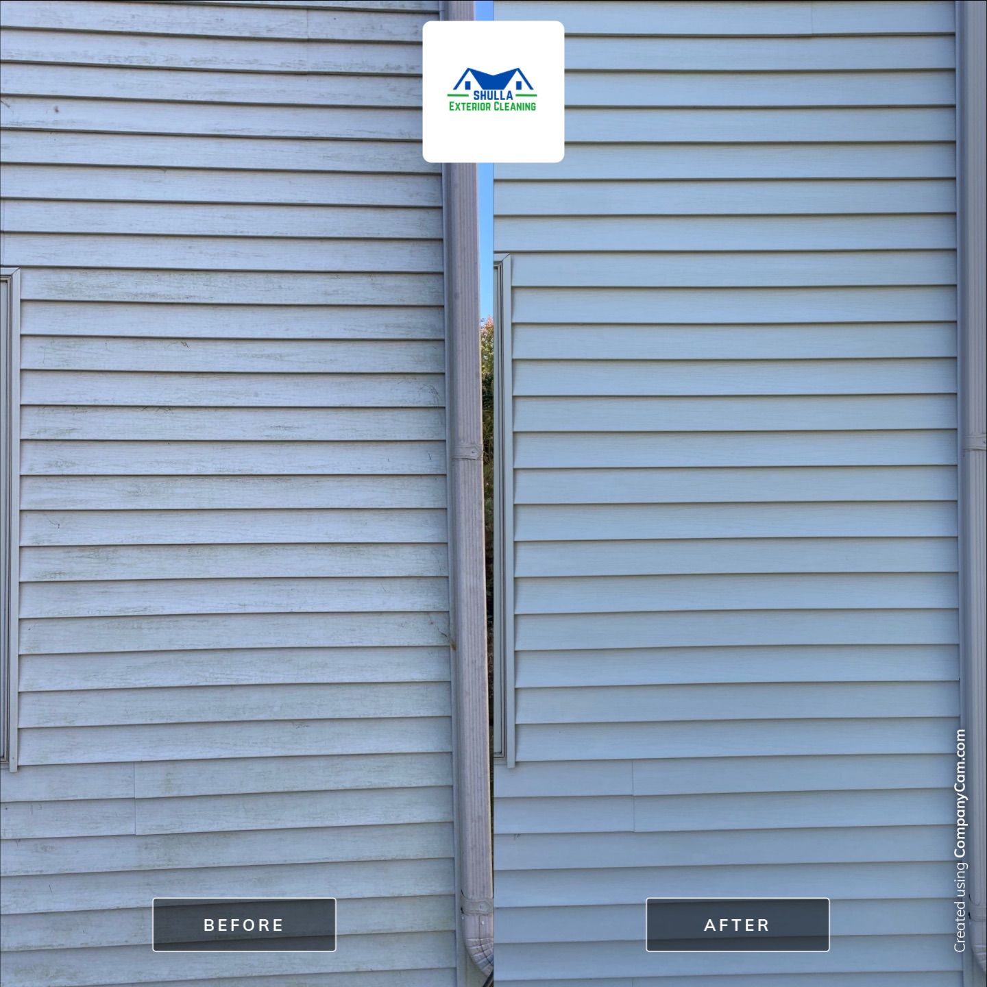 House wash and patio clean by Shulla Exterior Cleaning